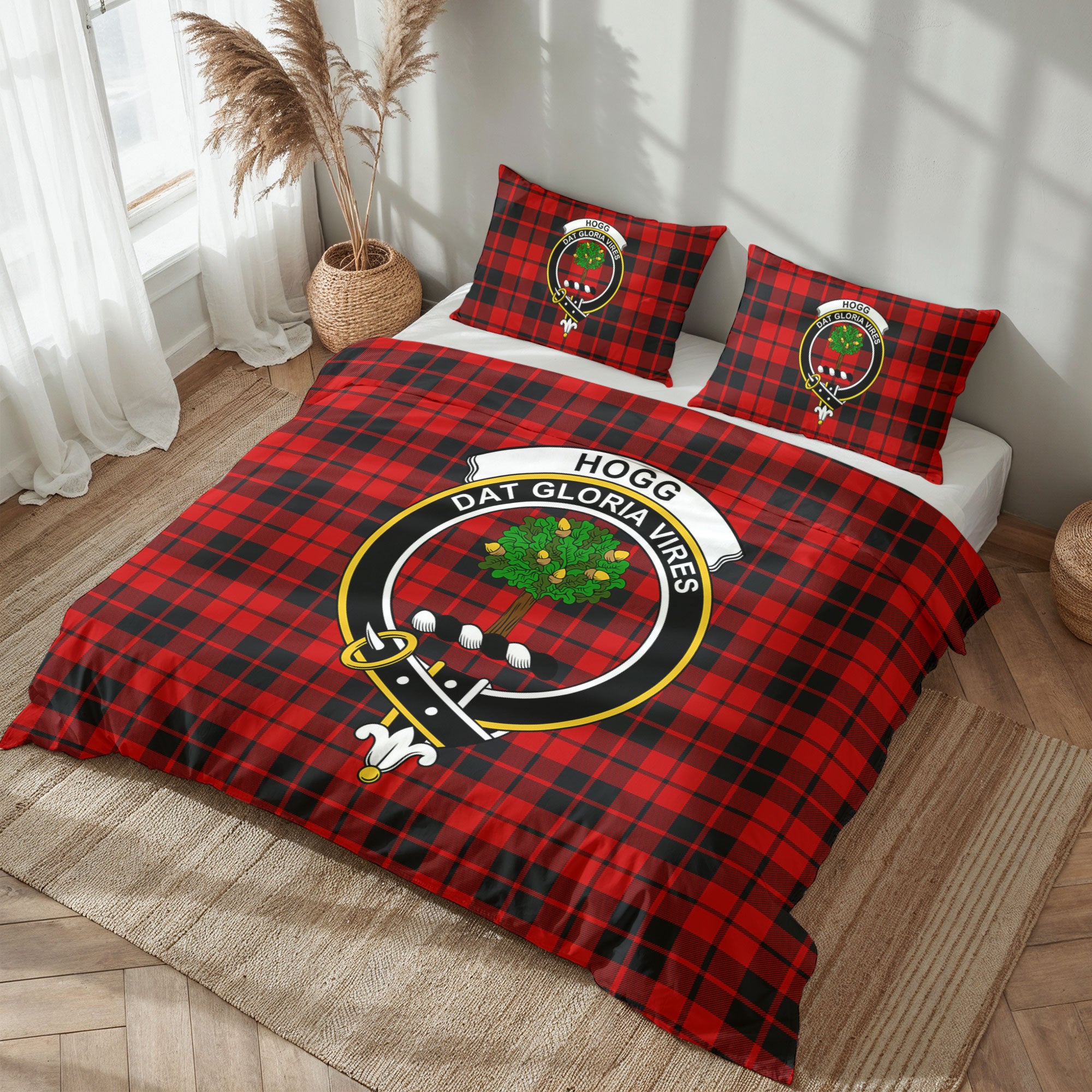 Hogg Tartan Crest Bedding Set