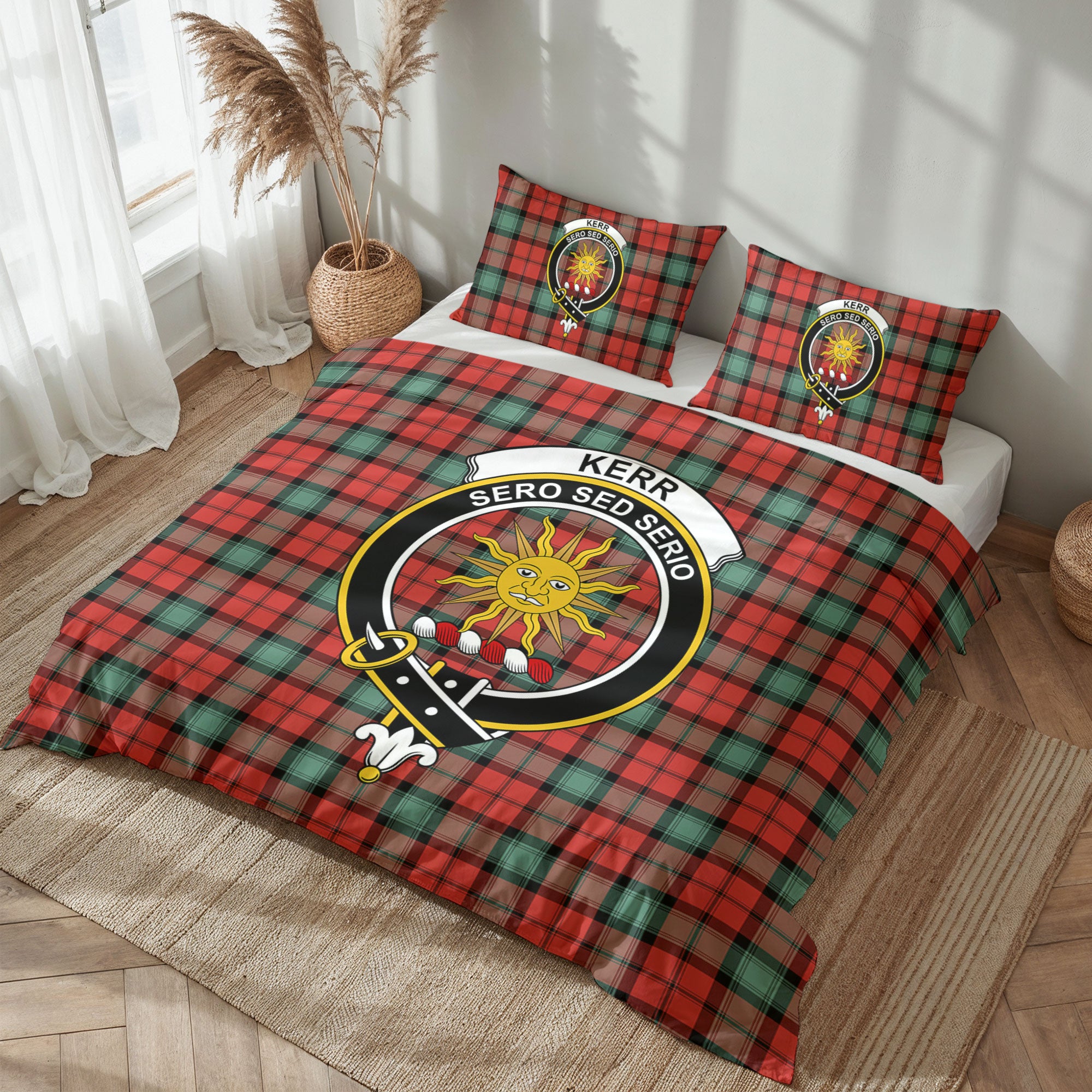Kerr Ancient Tartan Crest Bedding Set