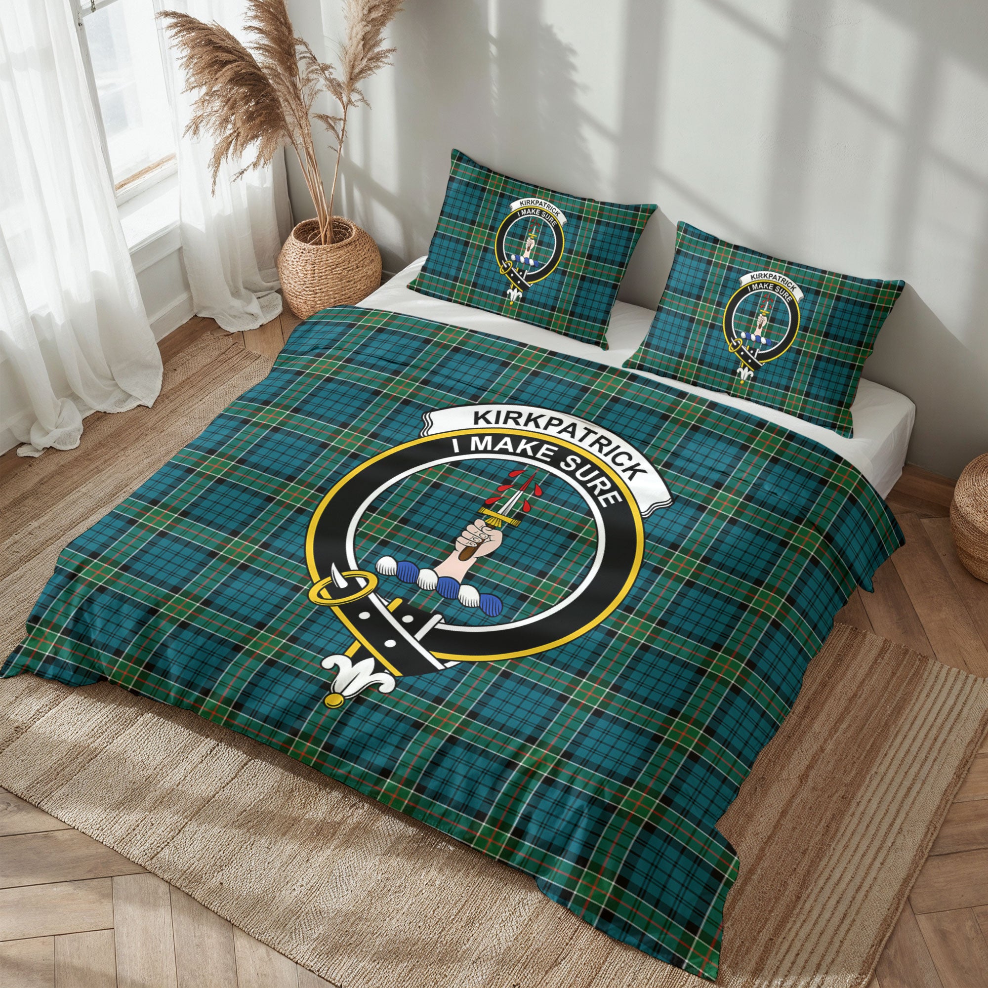 Kirkpatrick Ancient Tartan Crest Bedding Set