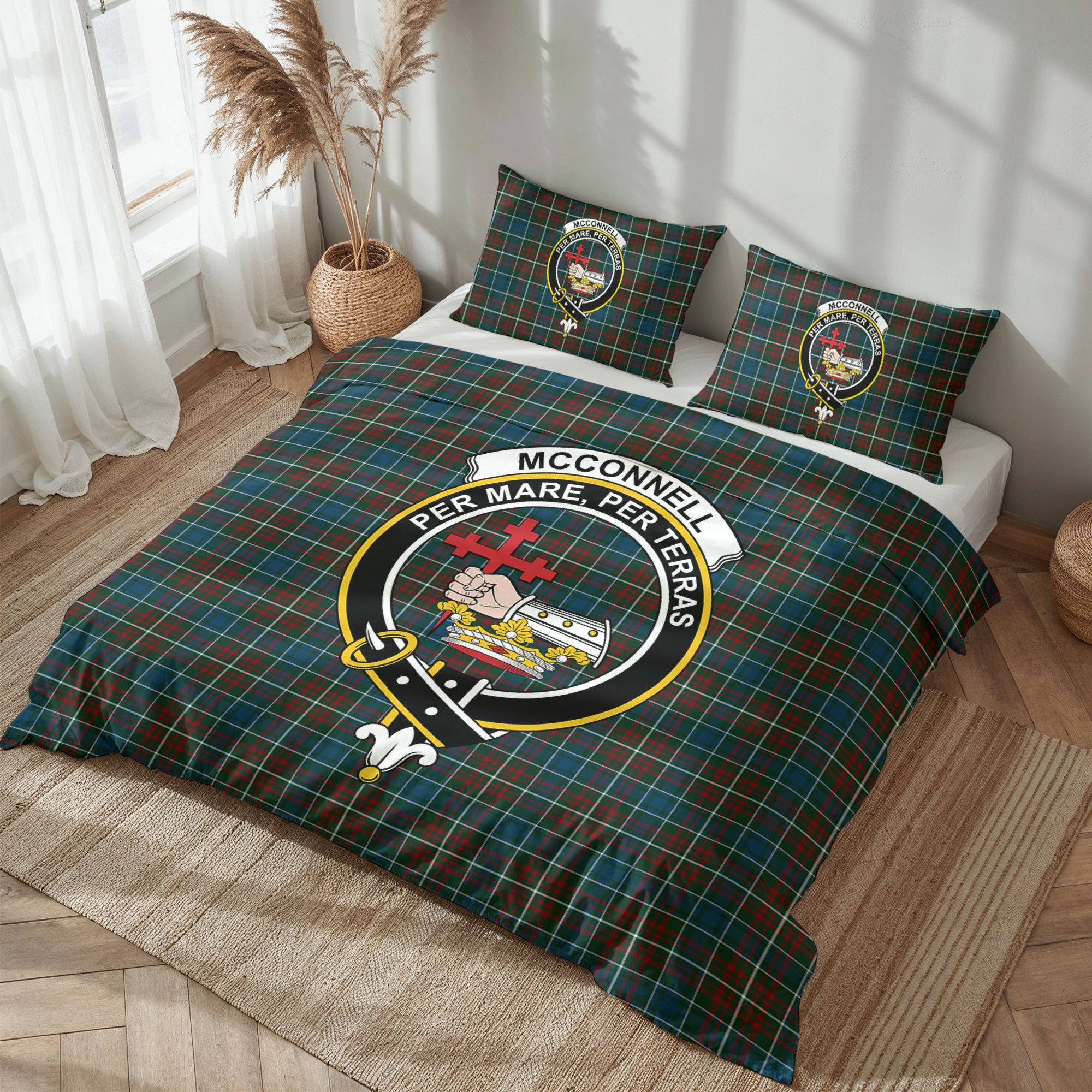 McConnell Tartan Crest Bedding Set