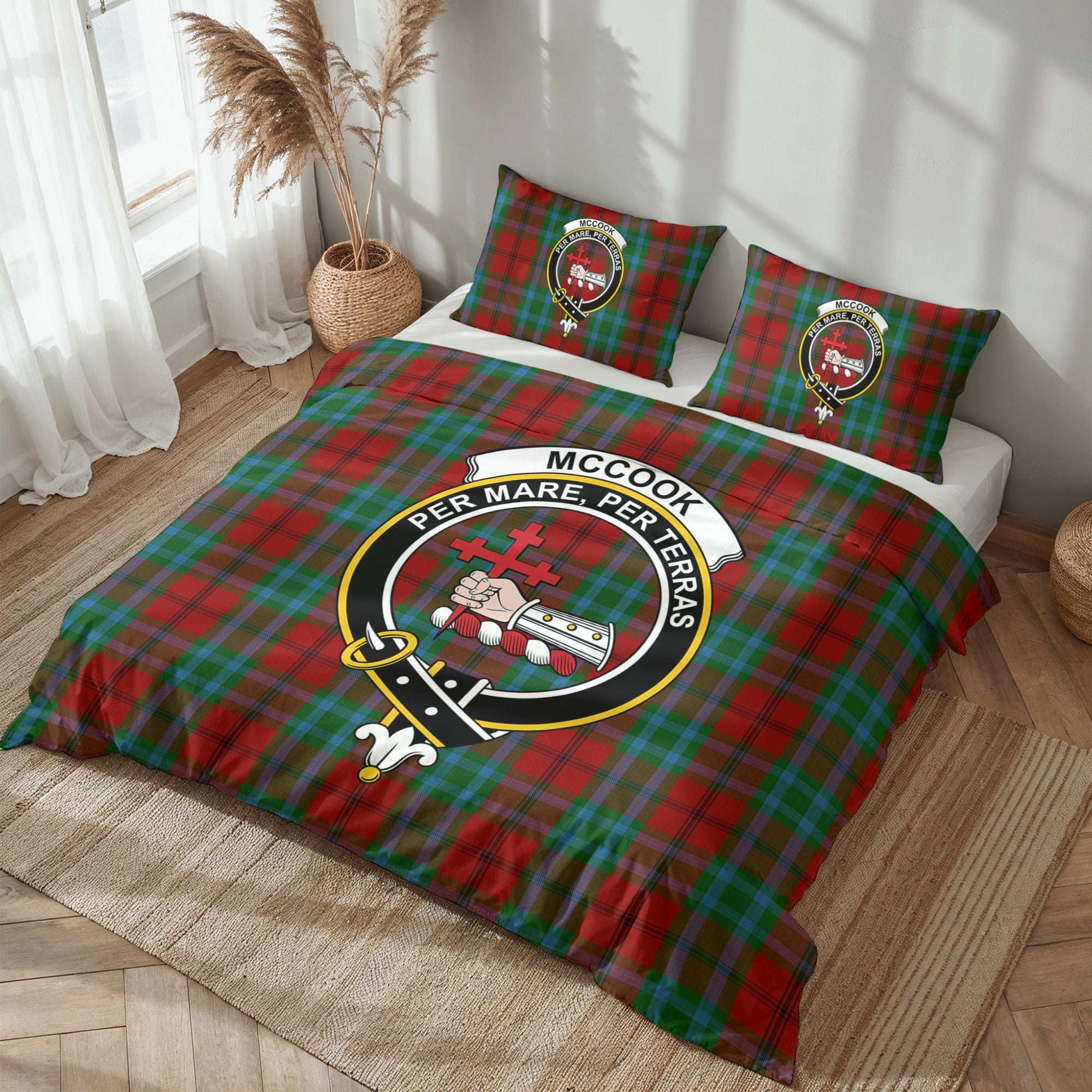 McCook Tartan Crest Bedding Set