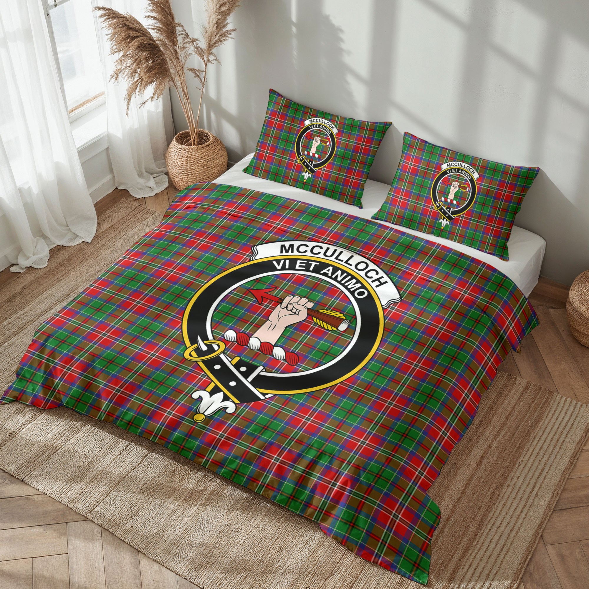 McCulloch Tartan Crest Bedding Set