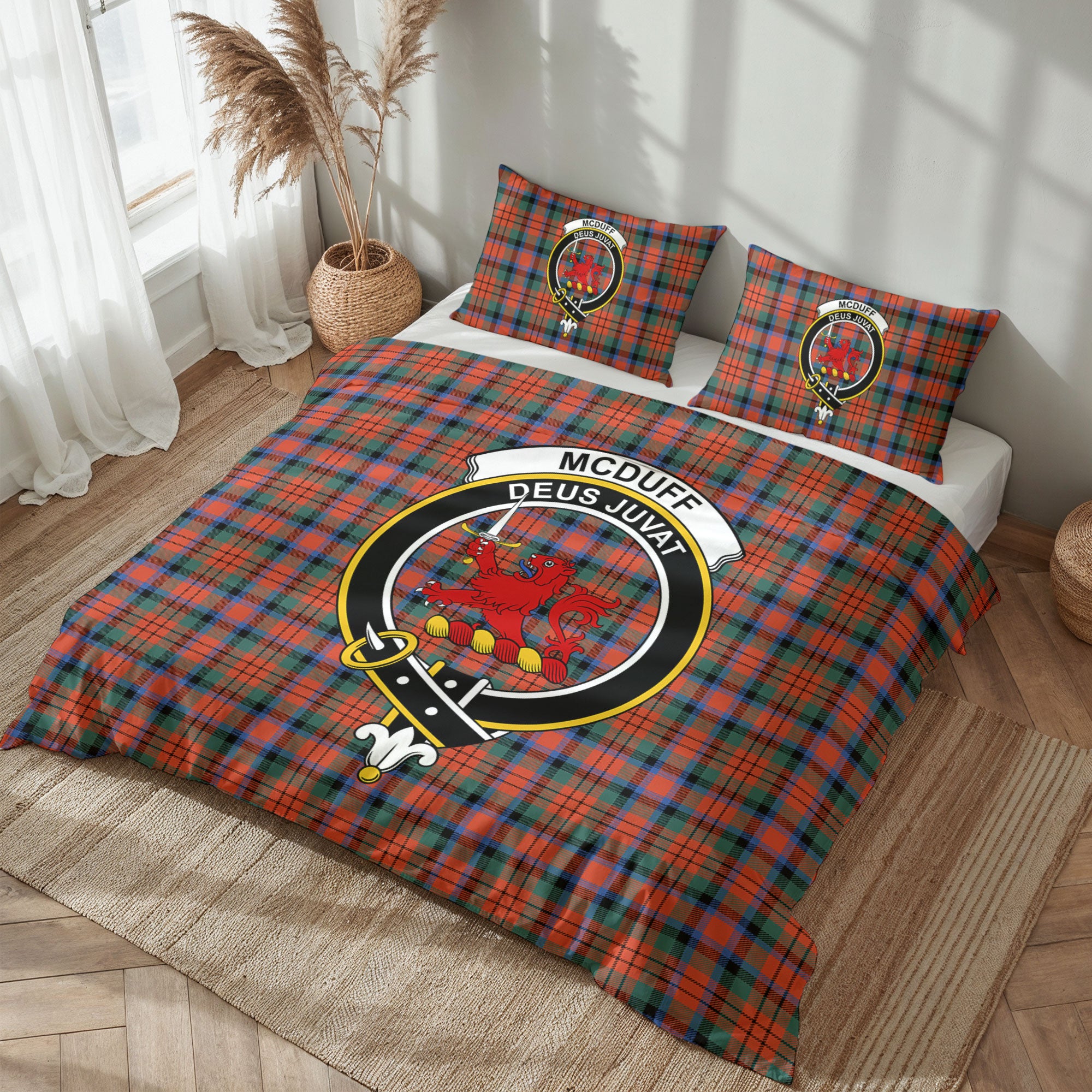 McDuff Ancient Tartan Crest Bedding Set