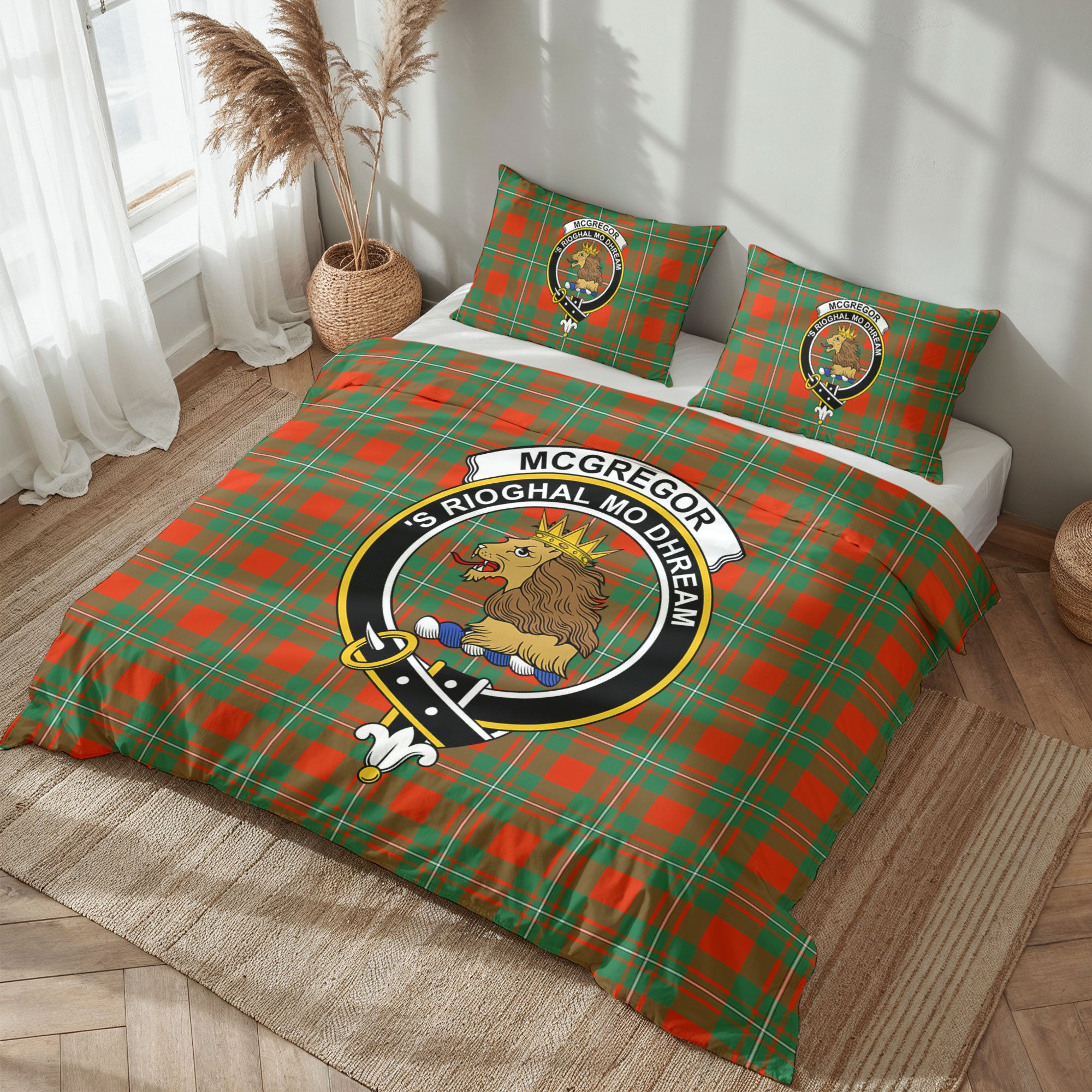McGregor Ancient Tartan Crest Bedding Set