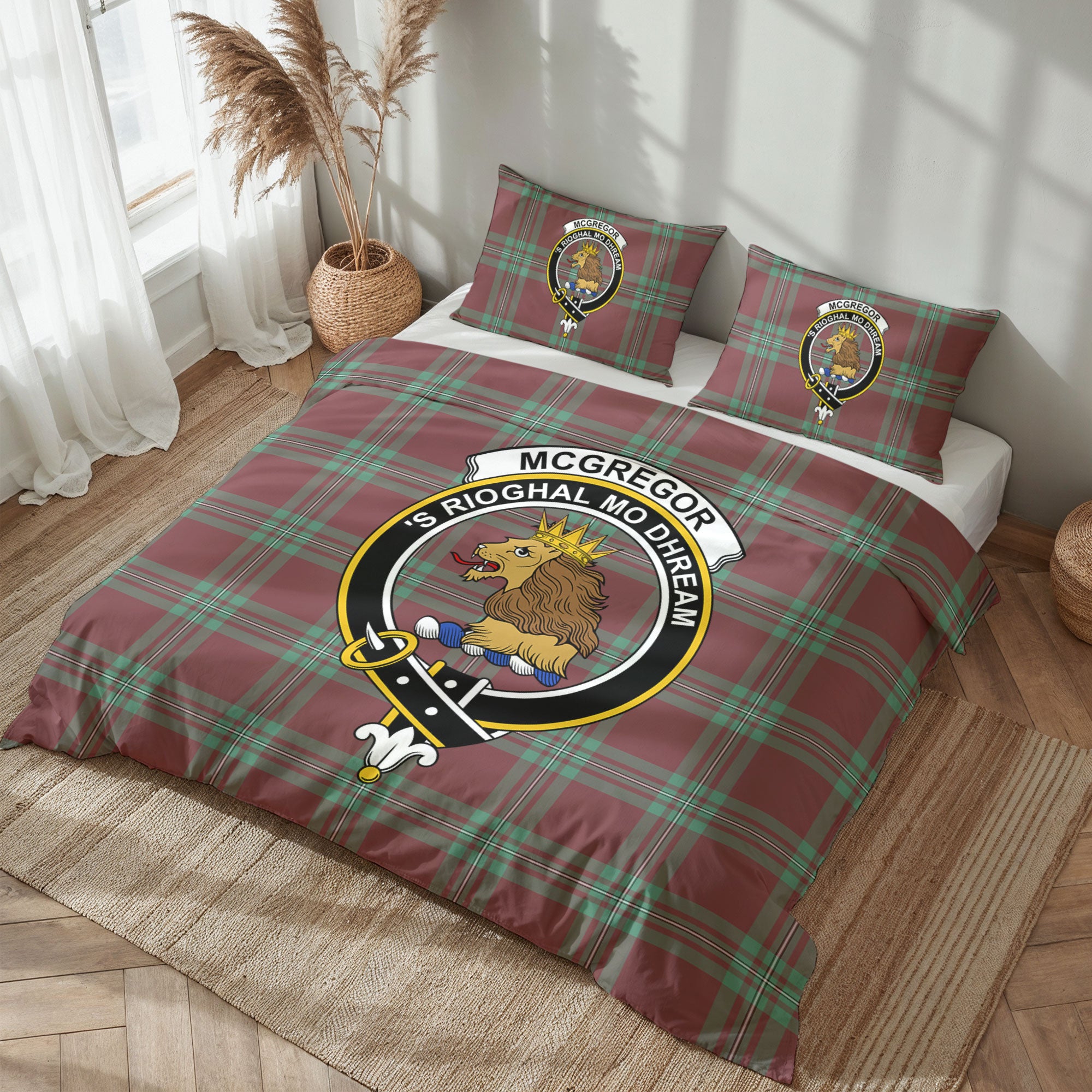 McGregor Hunting Ancient Tartan Crest Bedding Set