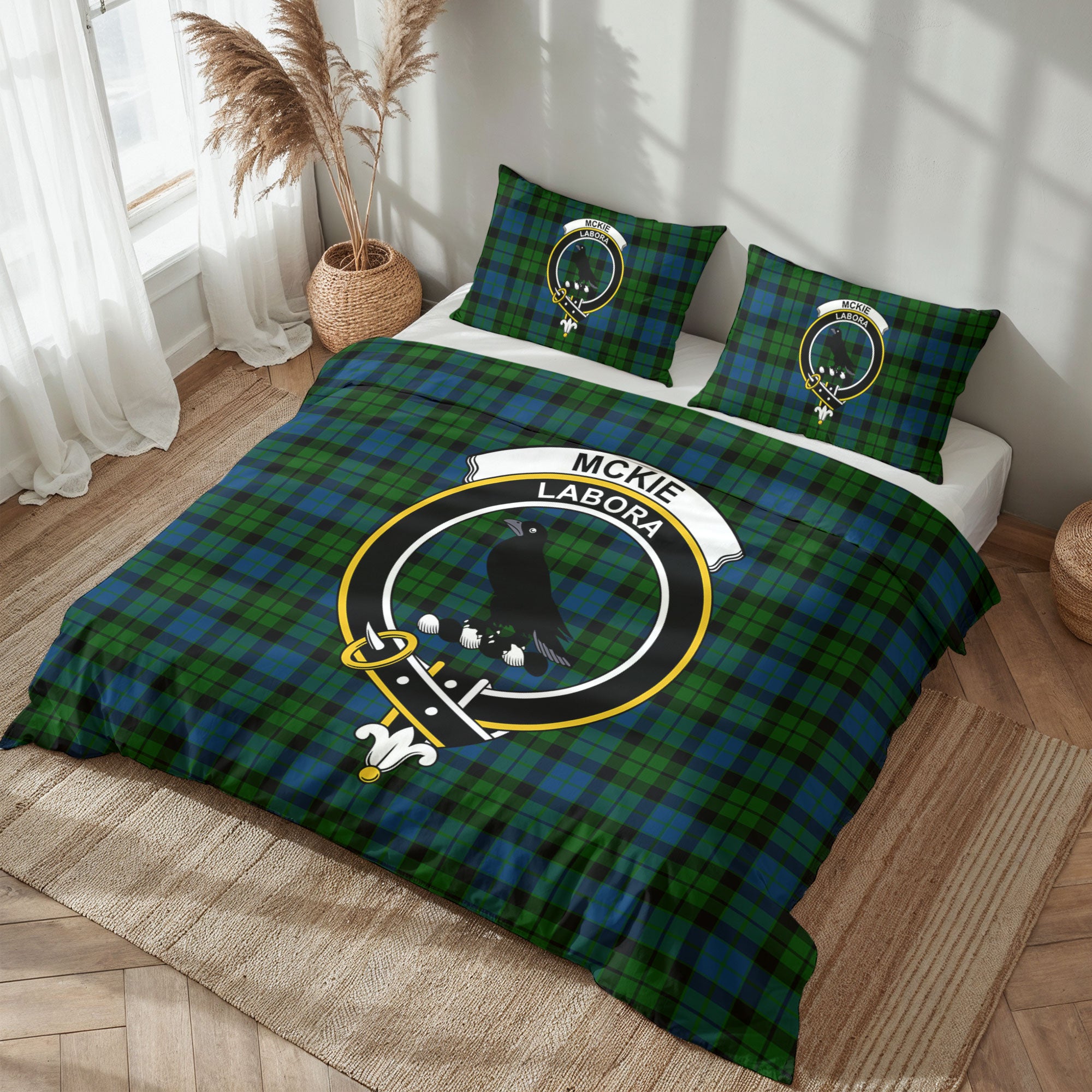 McKie Tartan Crest Bedding Set