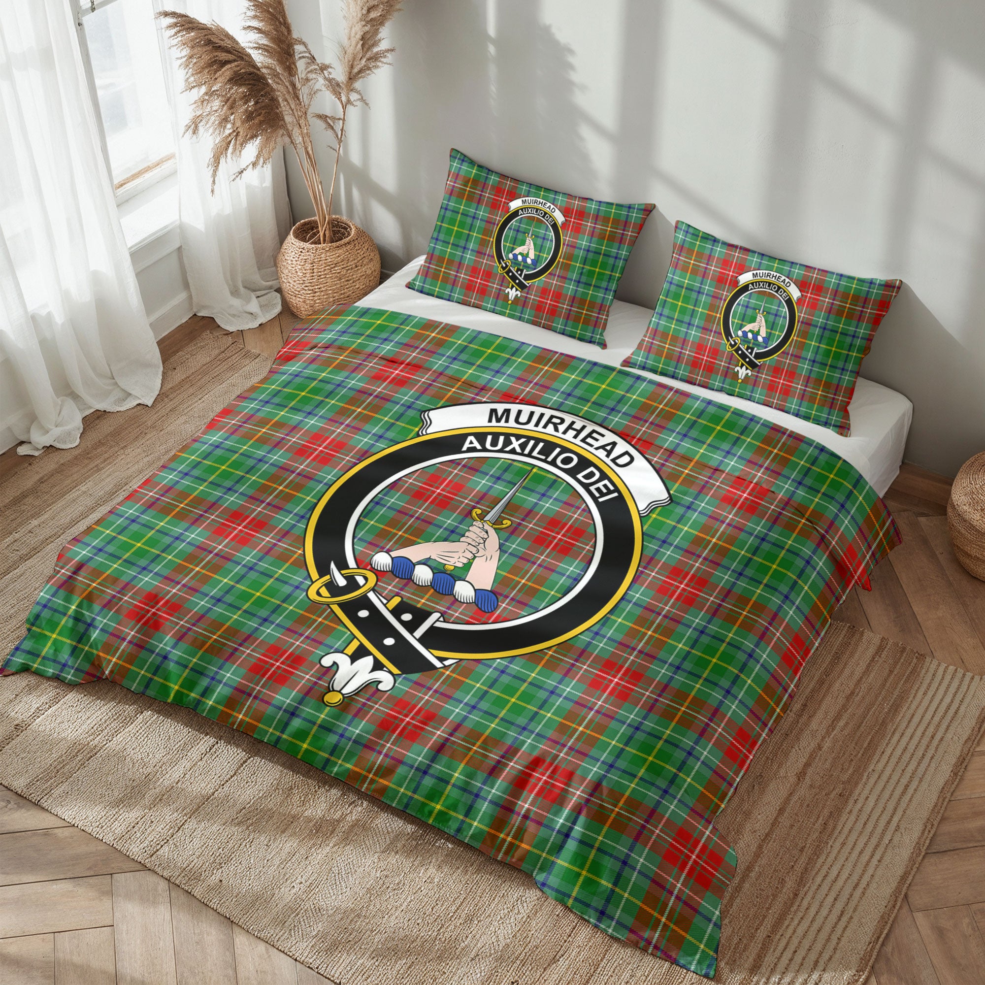 Muirhead Tartan Crest Bedding Set