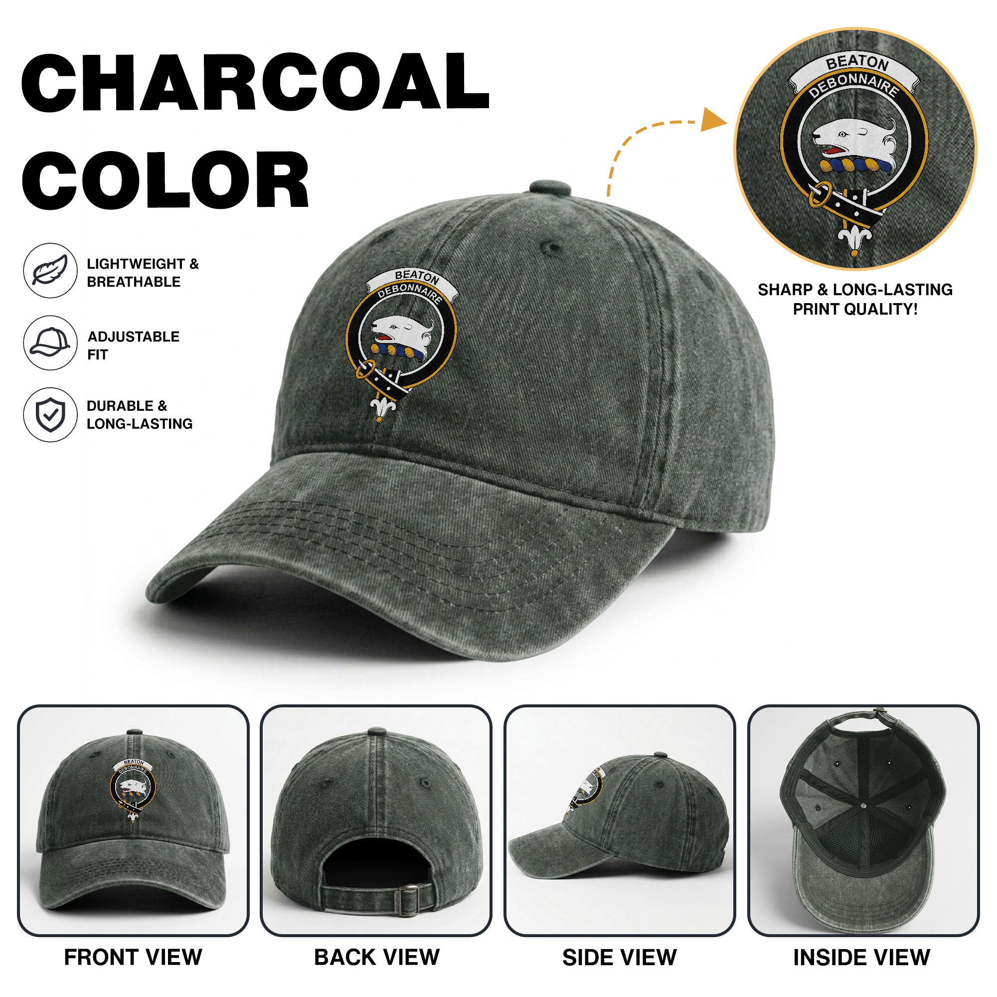 Beaton Crest Washed Classic Cap