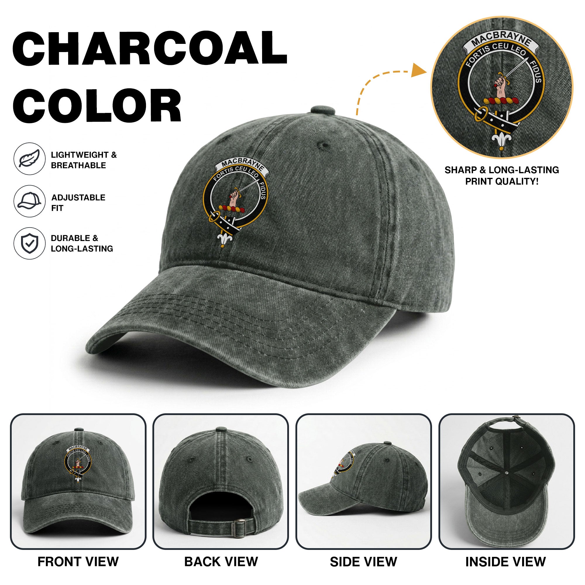 MacBrayne Crest Washed Classic Cap