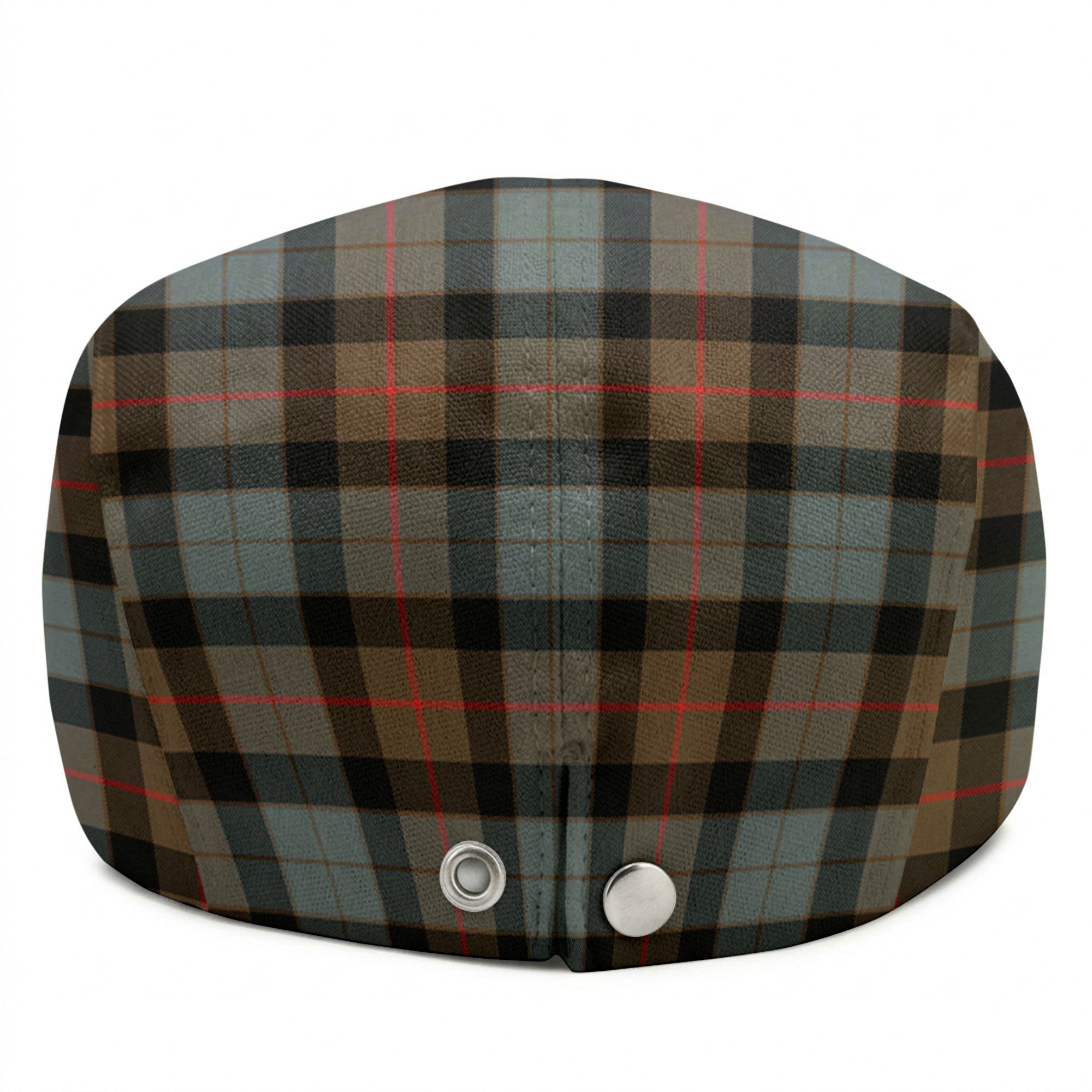 Gunn Weathered Tartan Flat Caps