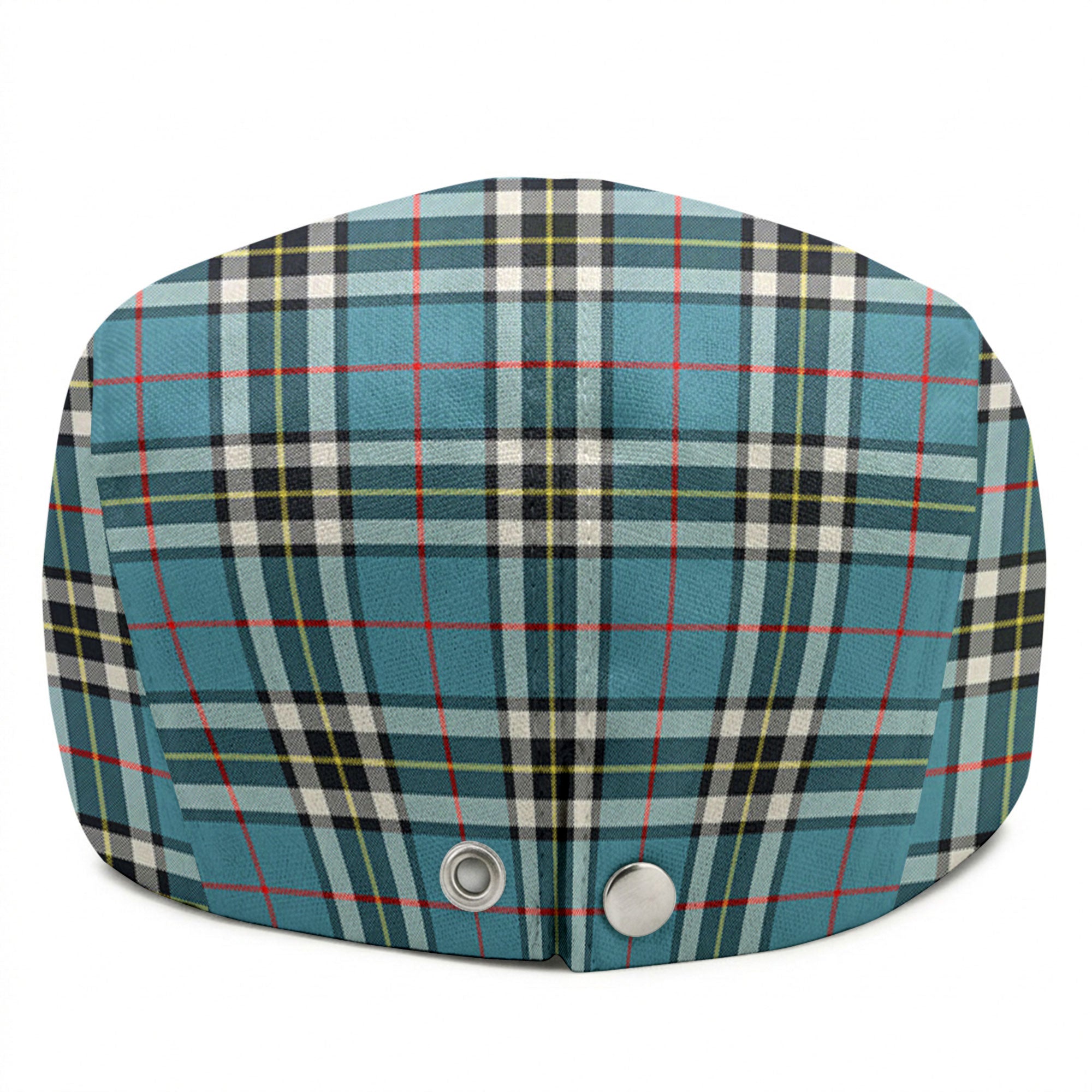 Thomson Blue Tartan Flat Caps