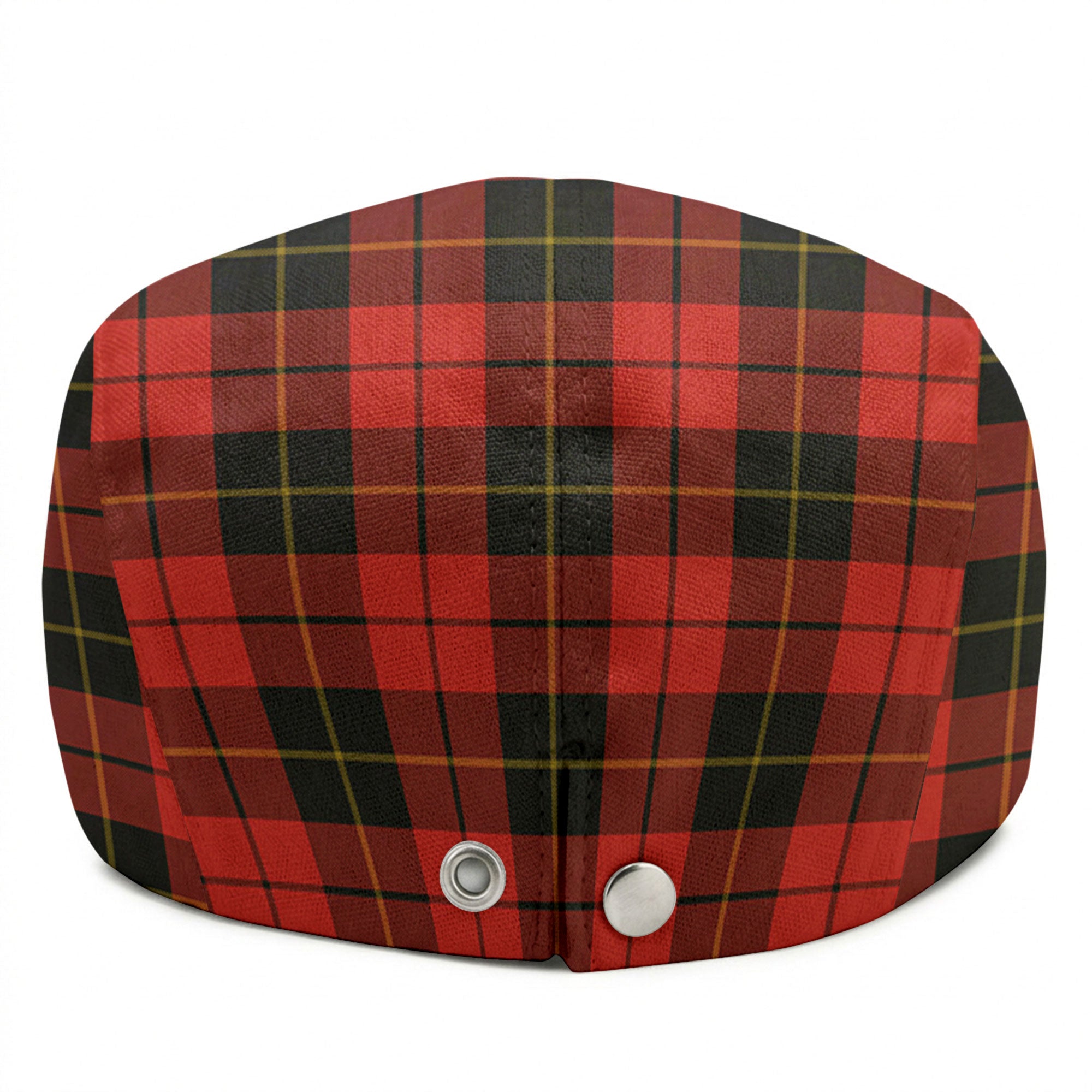 Wallace Weathered Tartan Flat Caps