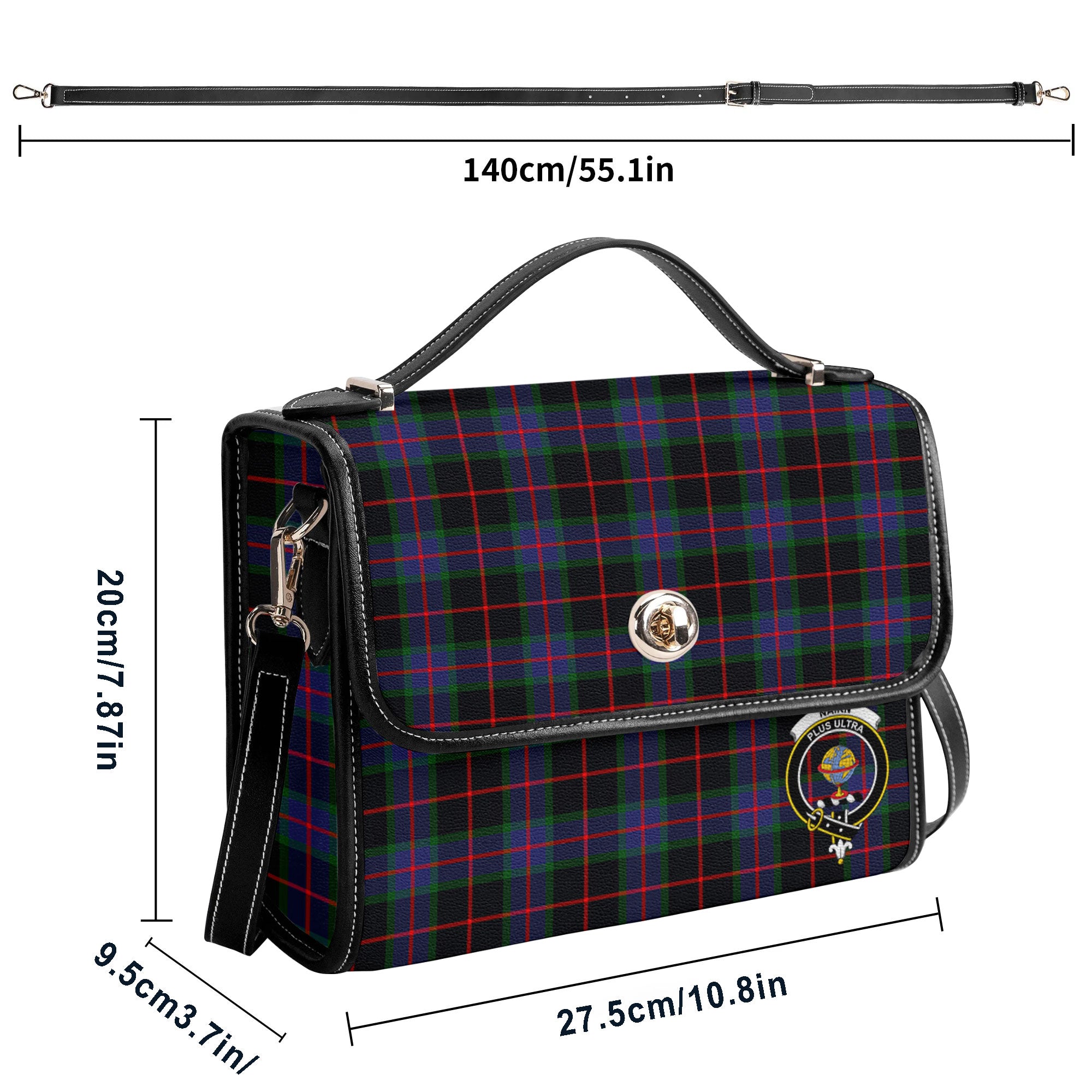Nairn Tartan Crest Satchel Bag