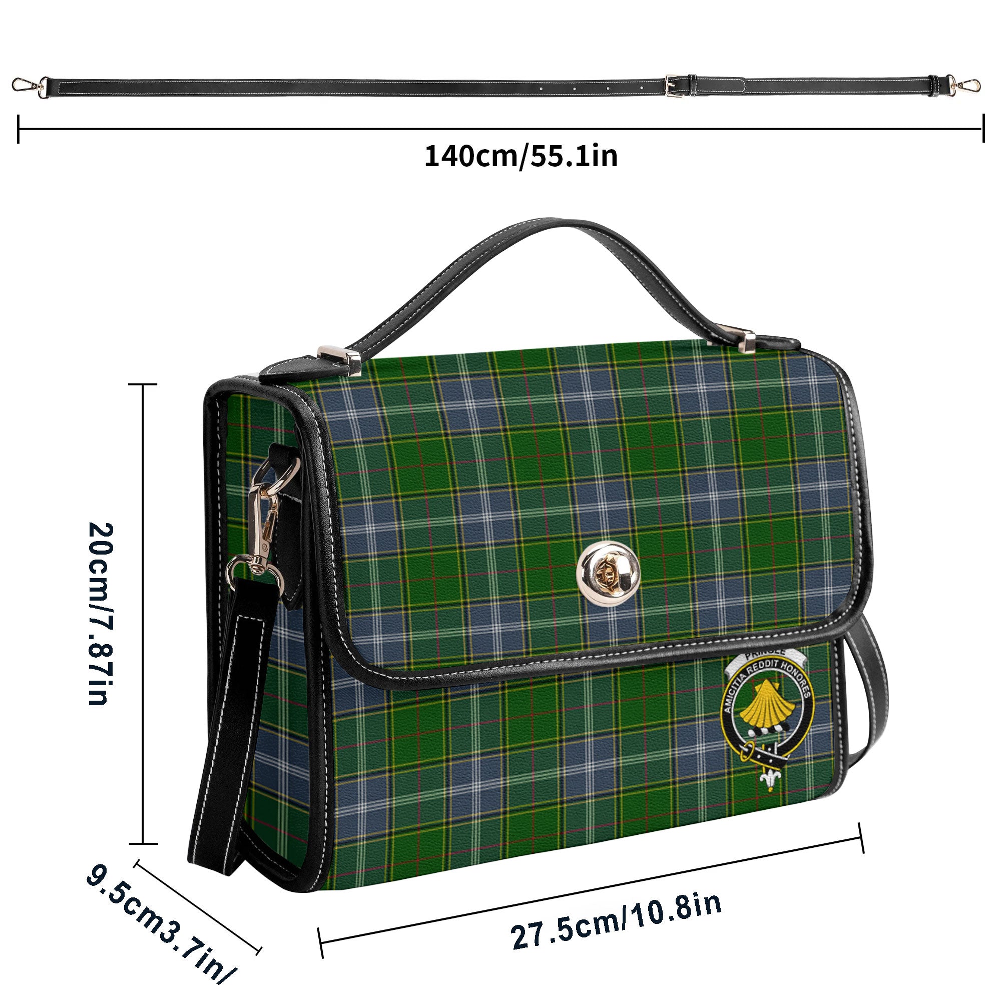 Pringle Tartan Crest Satchel Bag