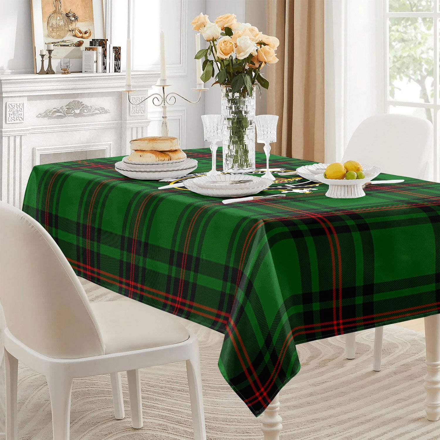 Beveridge Tartan Crest Tablecloth