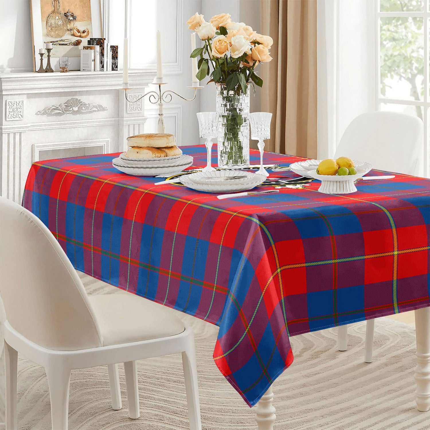 Blane Tartan Crest Tablecloth