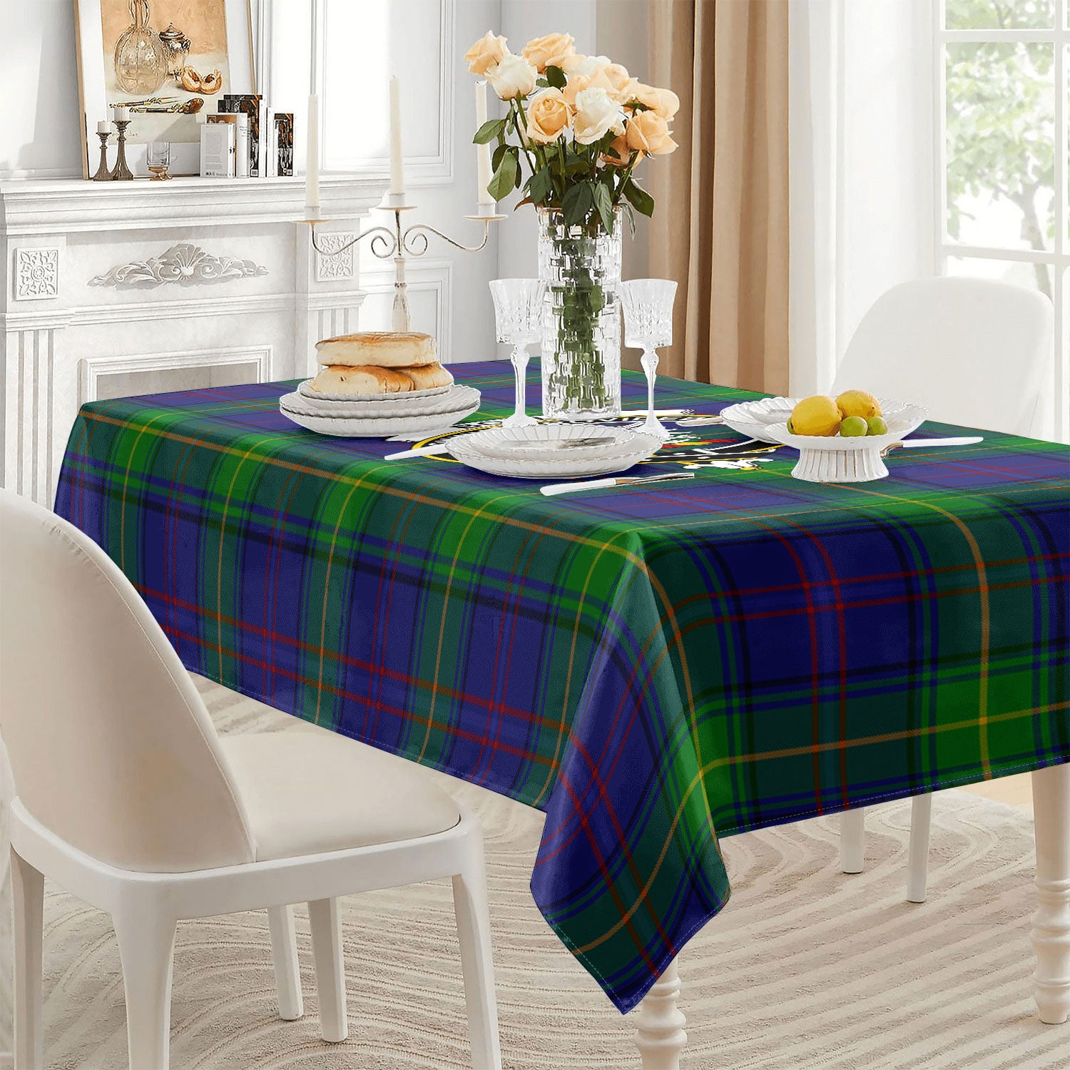 Boyle Tartan Crest Tablecloth