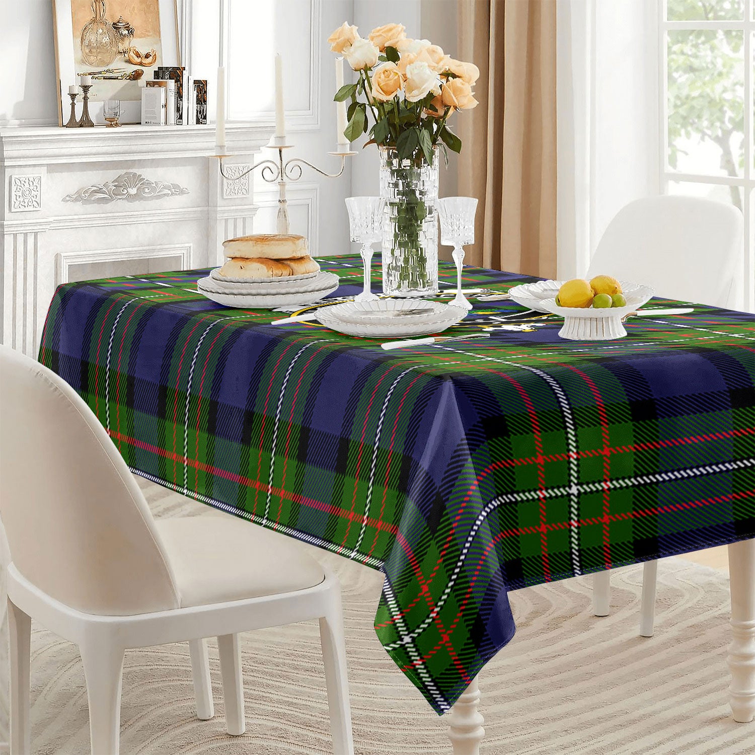 Ferguson Tartan Crest Tablecloth