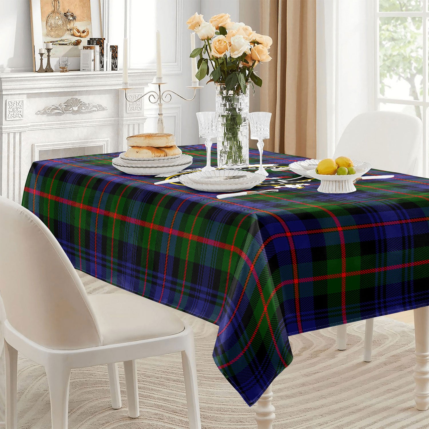 Fleming Tartan Crest Tablecloth