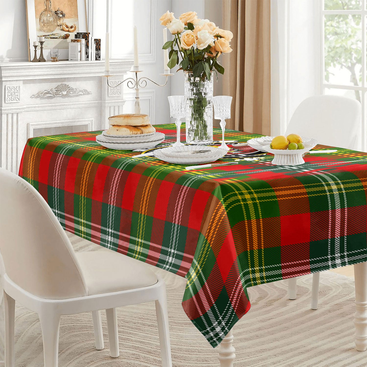 Forrester Tartan Crest Tablecloth