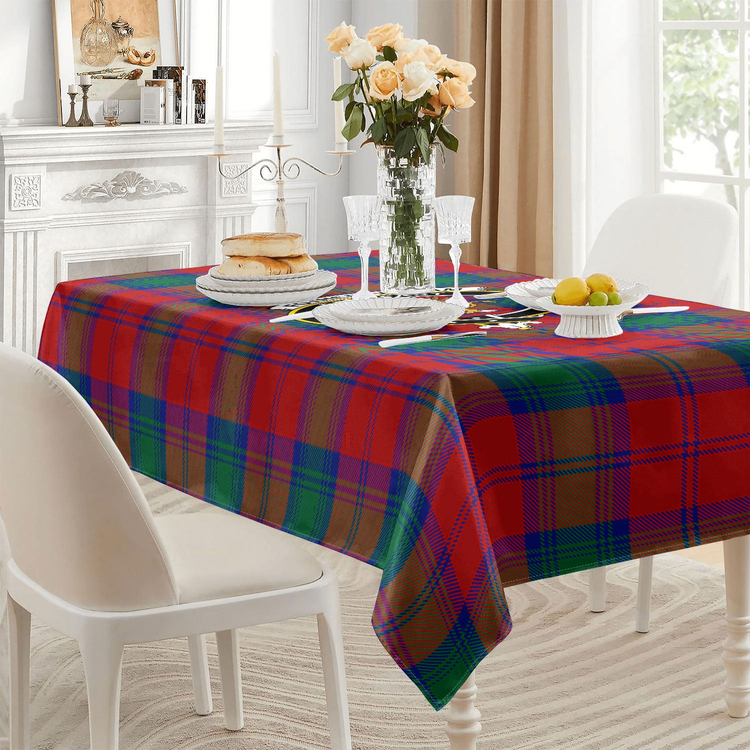 Fotheringham Tartan Crest Tablecloth