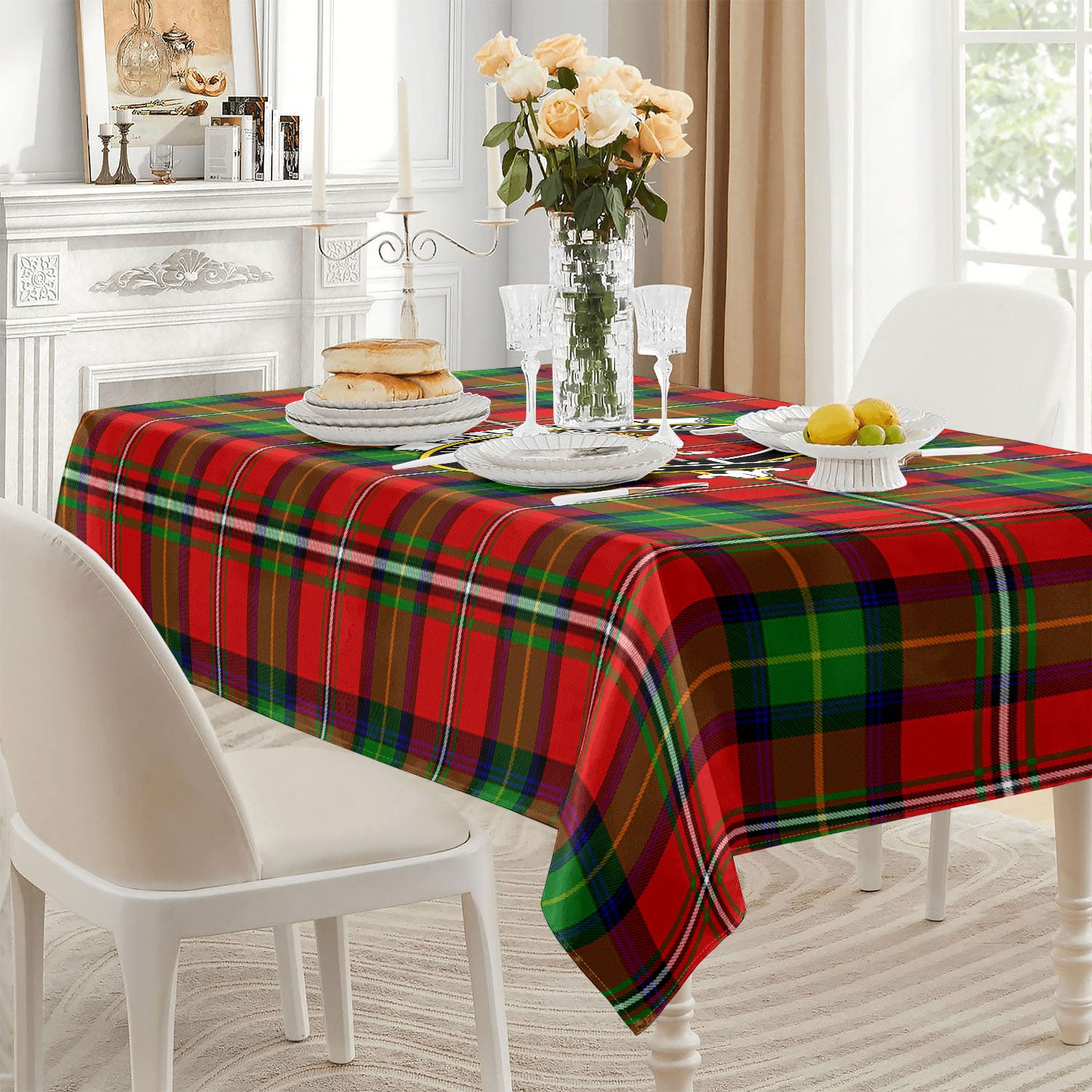 Fullerton Tartan Crest Tablecloth
