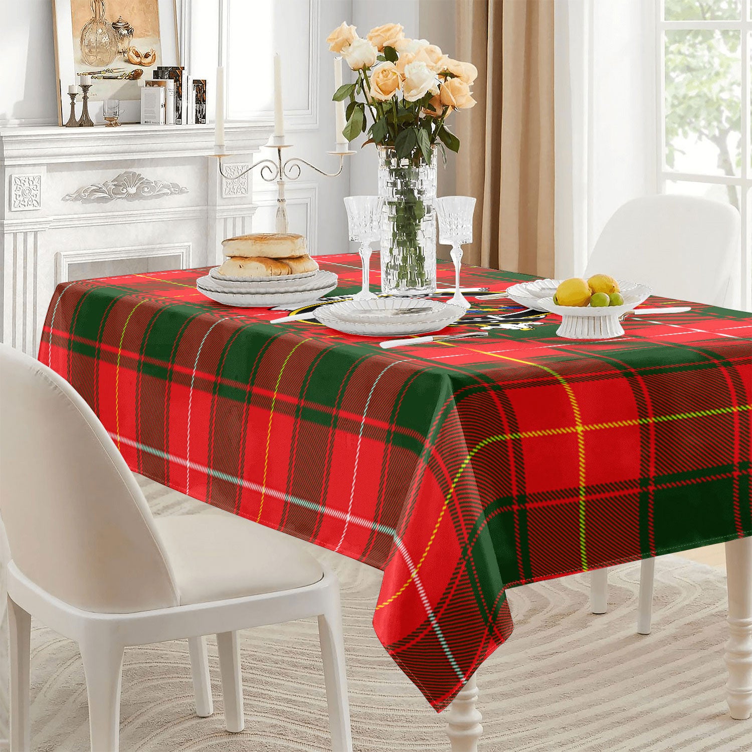 MacFie Tartan Crest Tablecloth