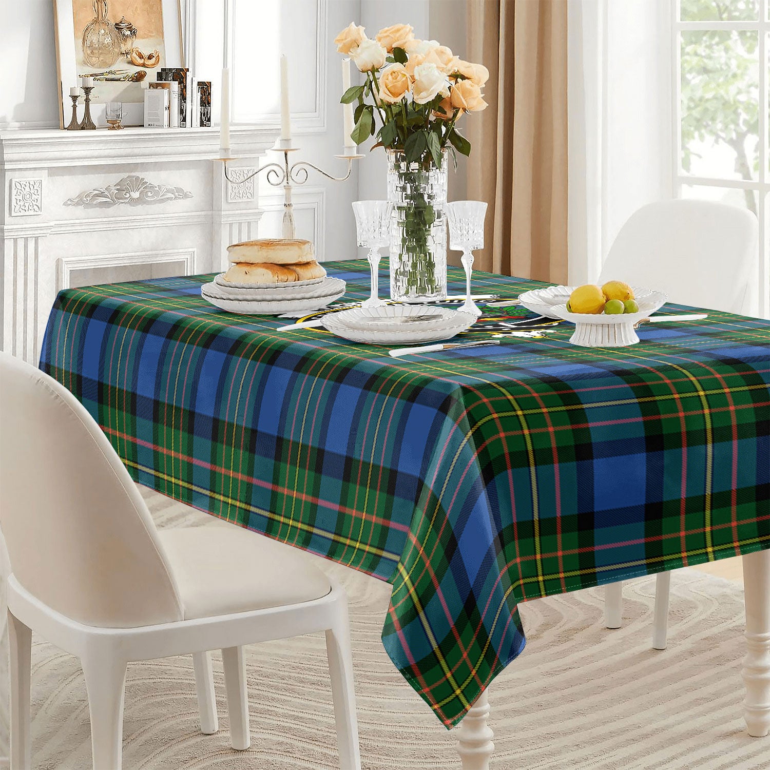 MacLaren Ancient Tartan Crest Tablecloth