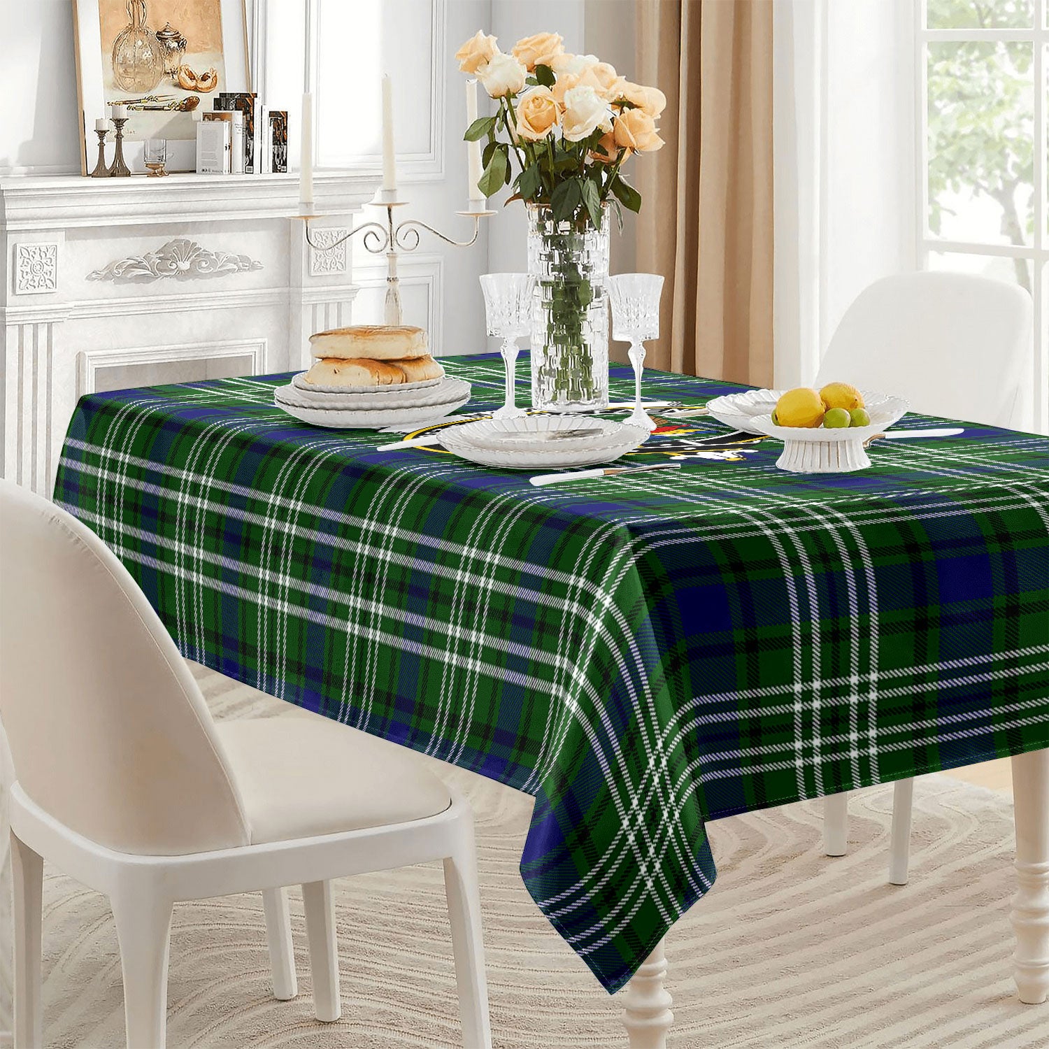 Mow Tartan Crest Tablecloth