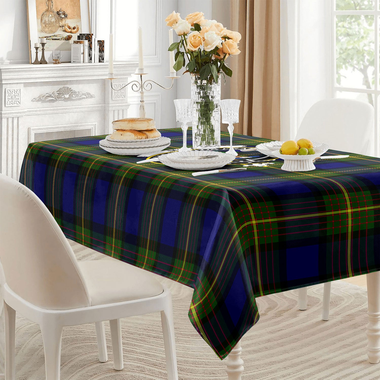 Muir Tartan Crest Tablecloth