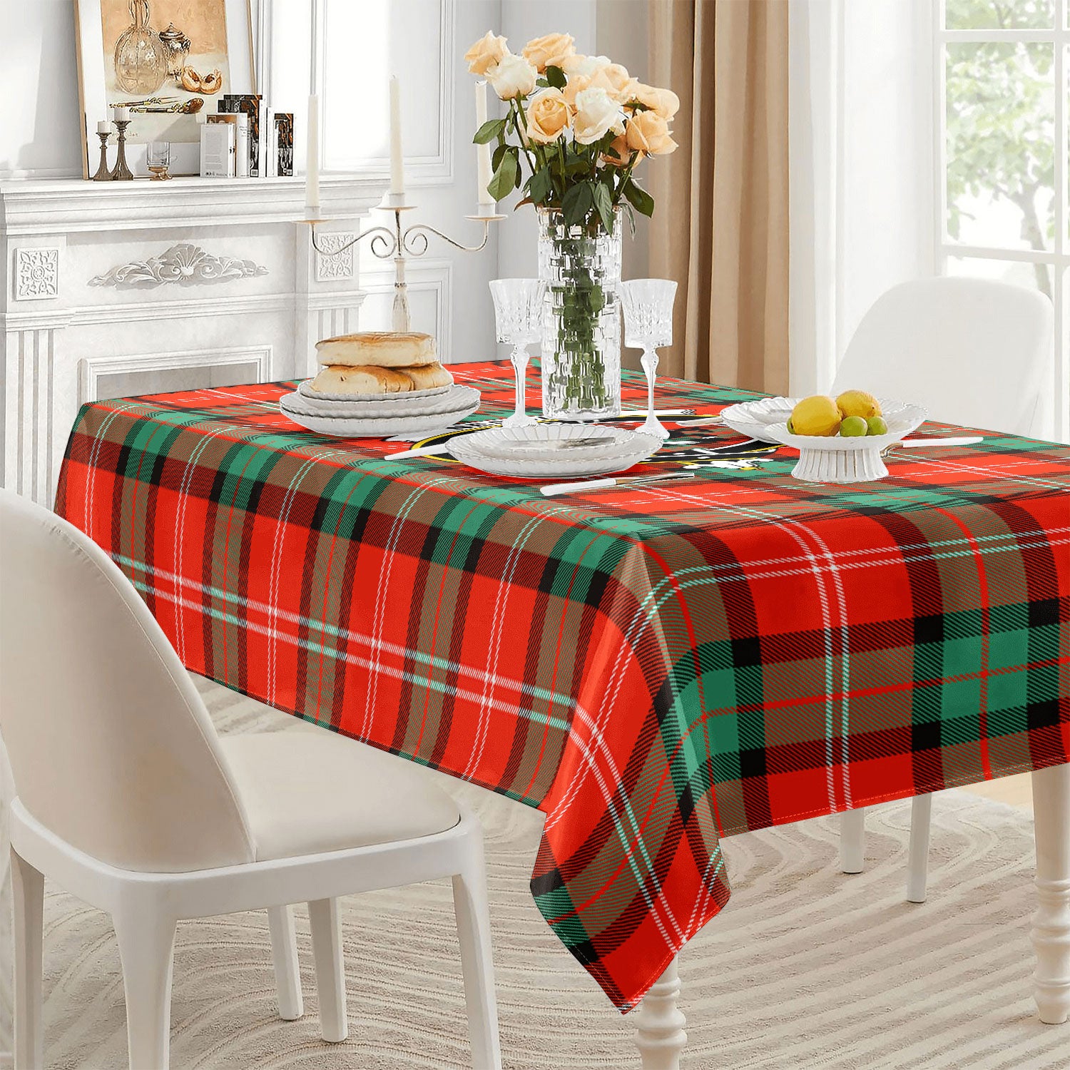 Nesbitt Ancient Tartan Crest Tablecloth
