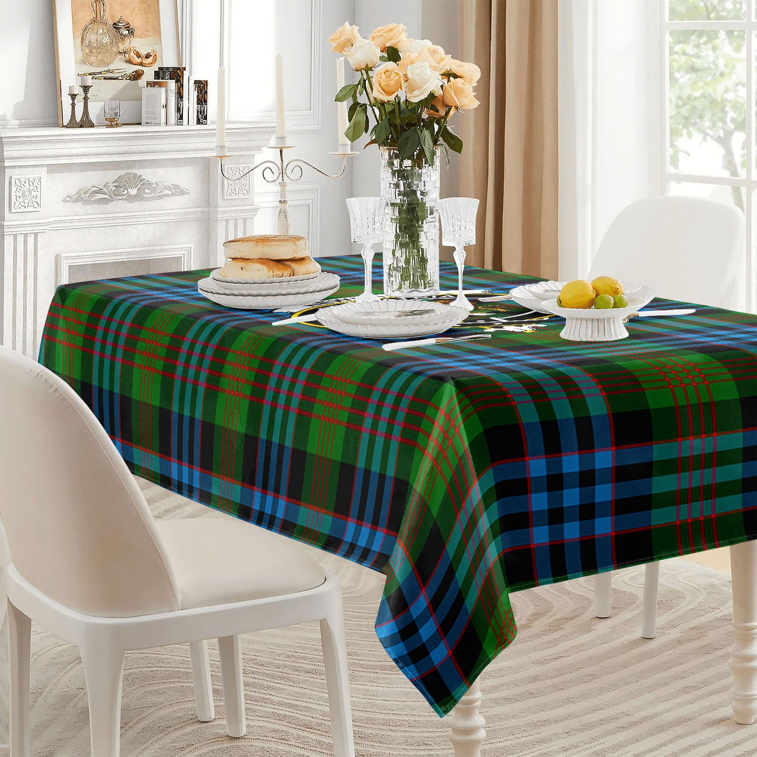 Newlands Tartan Crest Tablecloth
