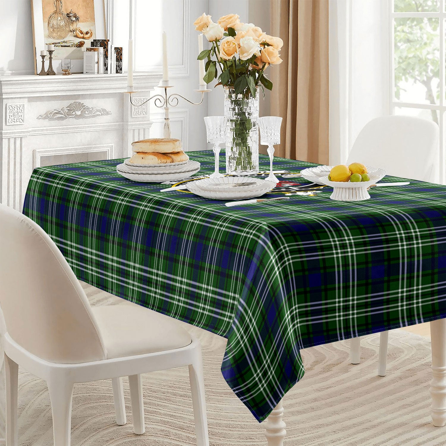 Spottiswood Tartan Crest Tablecloth