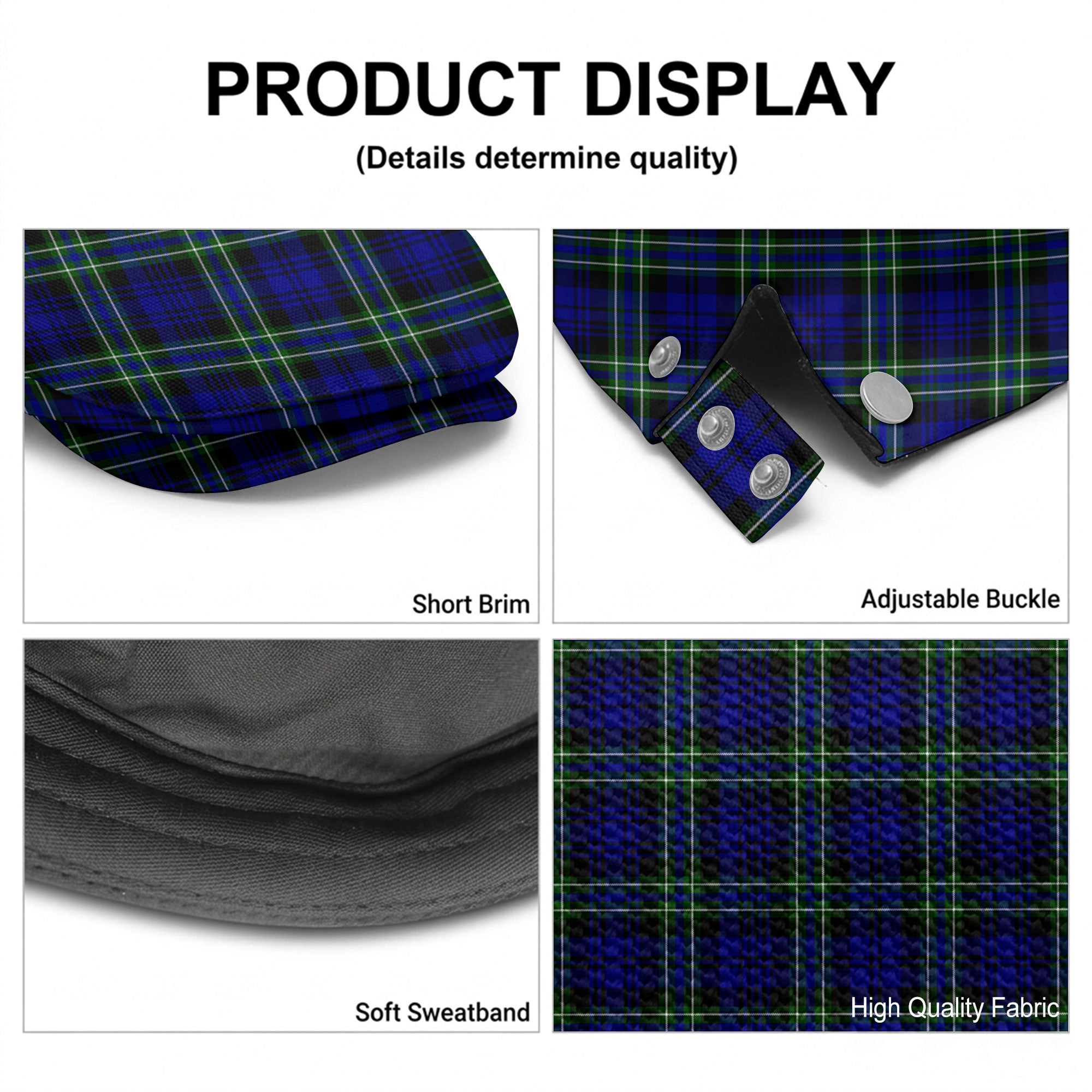 Arbuthnot Modern Tartan Flat Caps