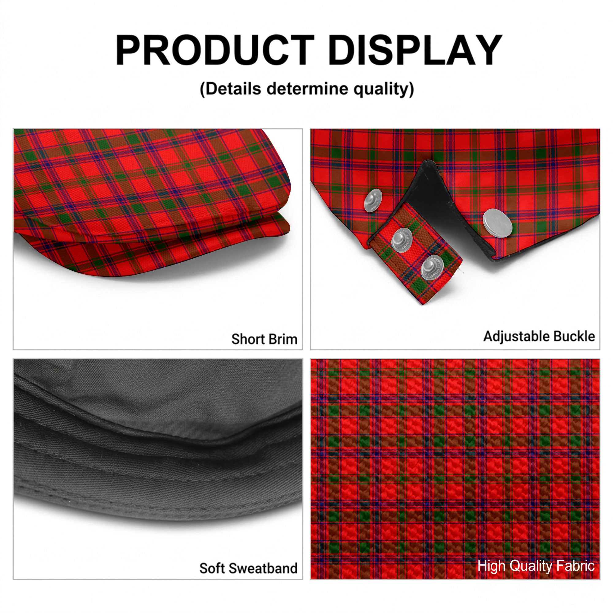 Bain Tartan Flat Caps