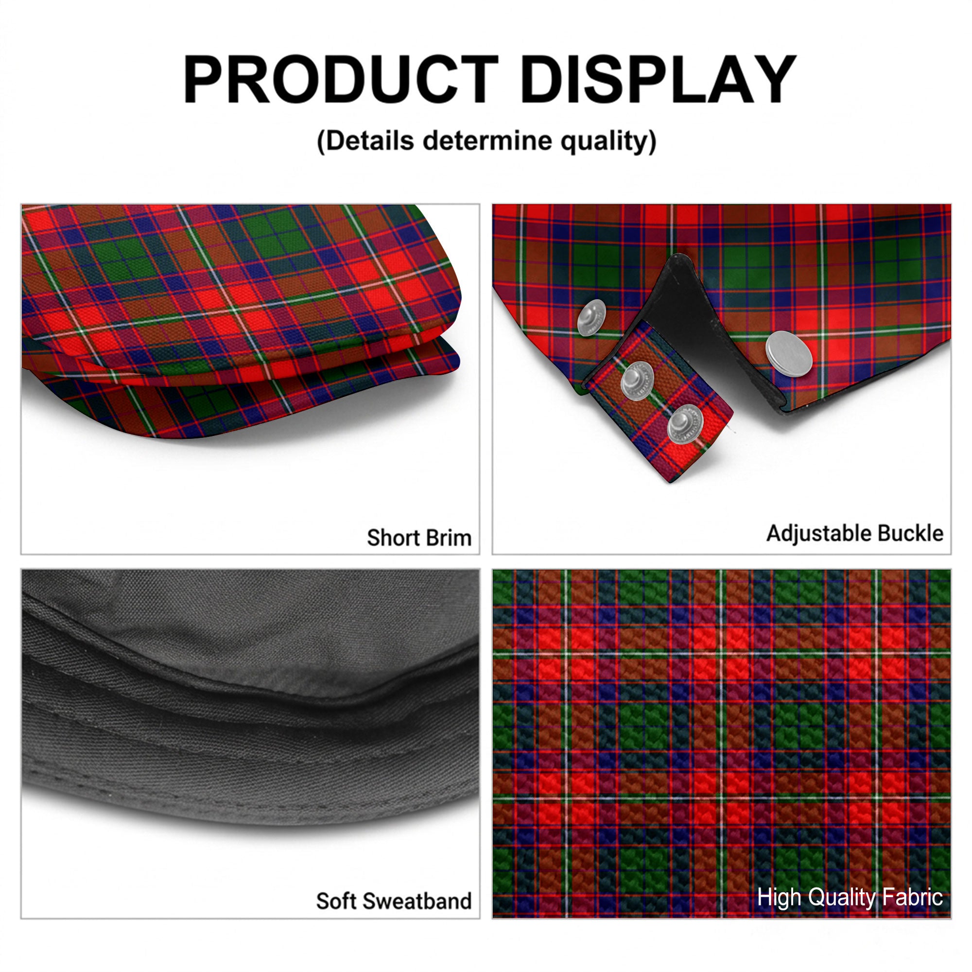 Belshes Tartan Flat Caps