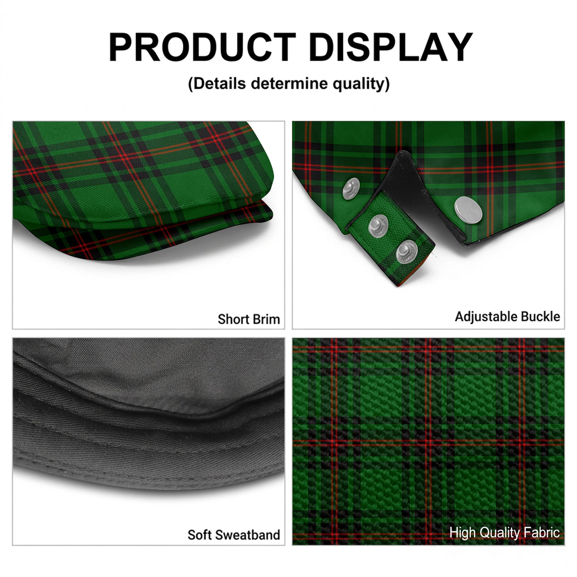 Beveridge Tartan Flat Caps