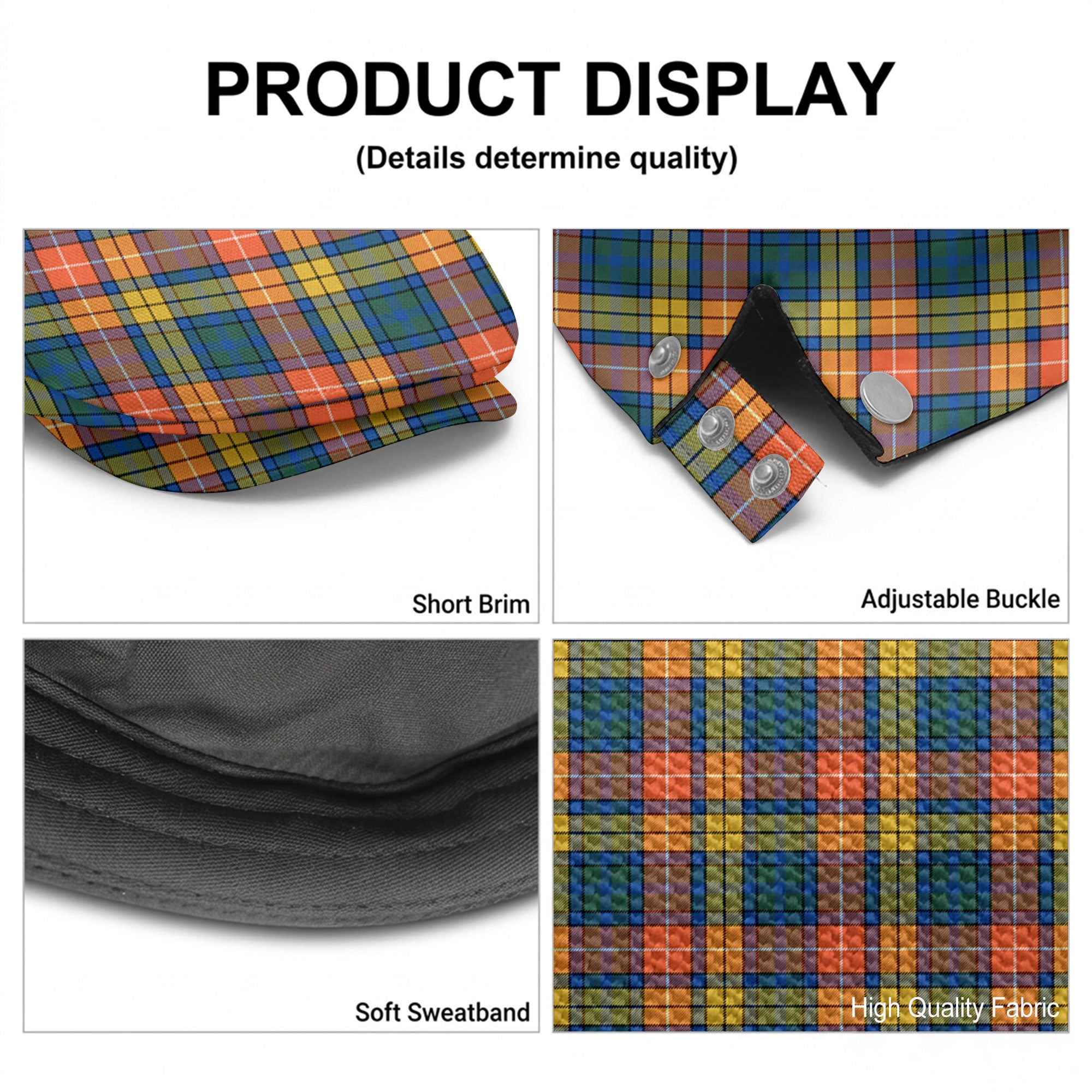 Buchanan Ancient Tartan Flat Caps