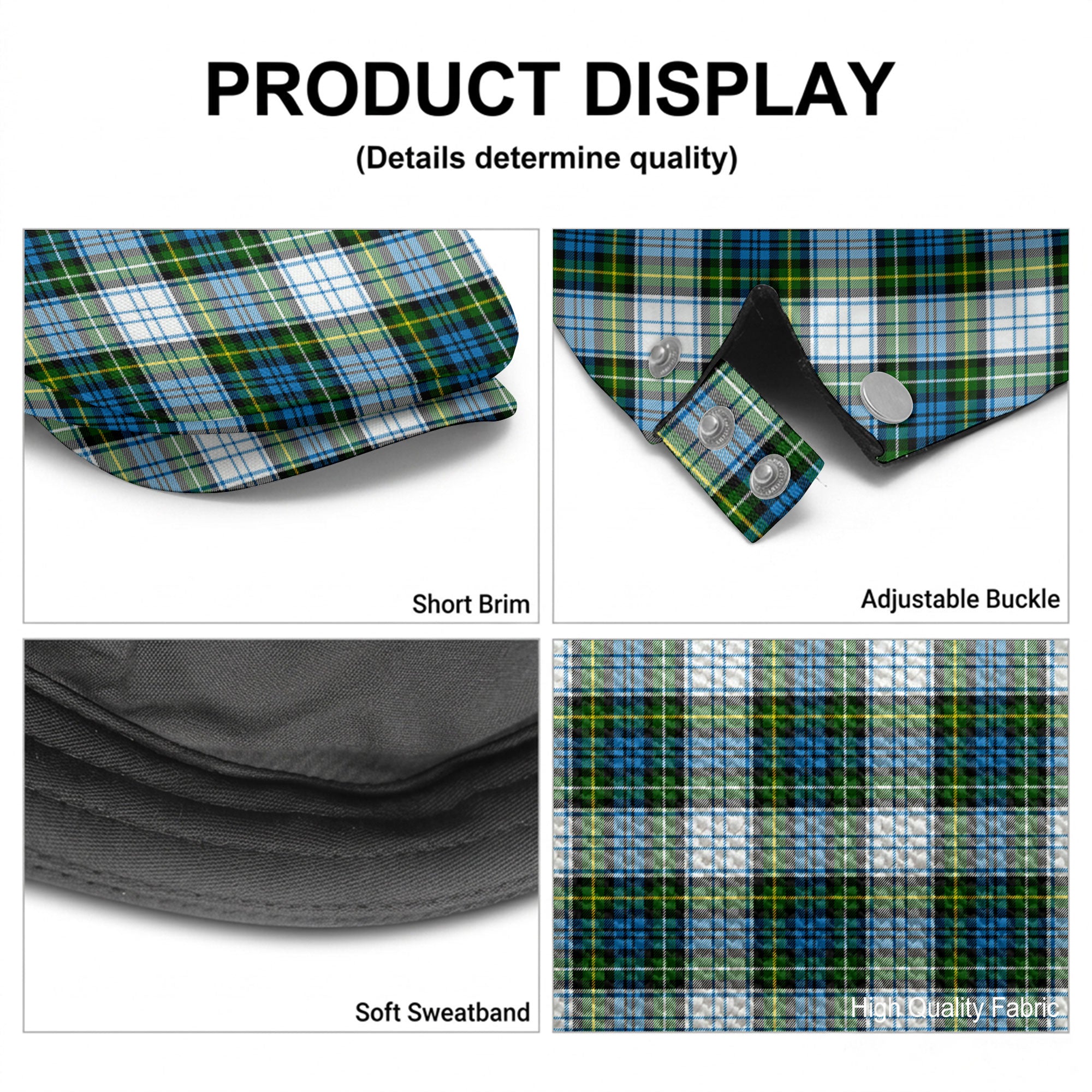 Campbell Dress Tartan Flat Caps