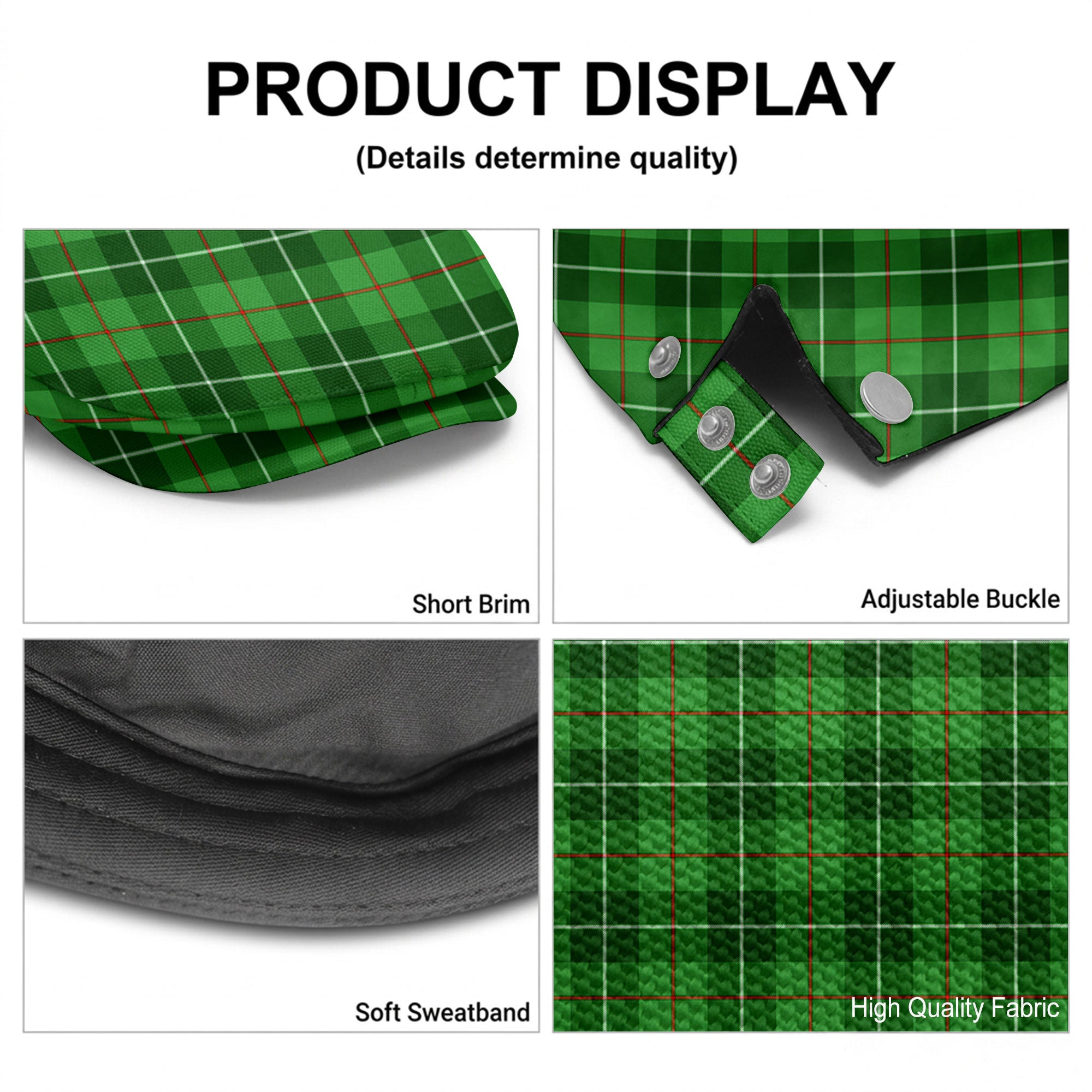 Clephan (or Clephane) Tartan Flat Caps