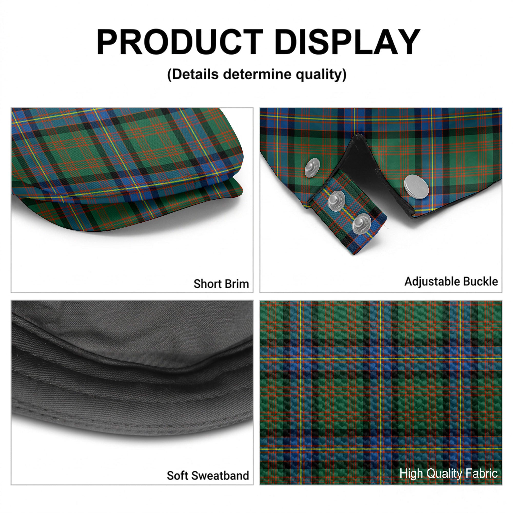 Cochrane Ancient Tartan Flat Caps