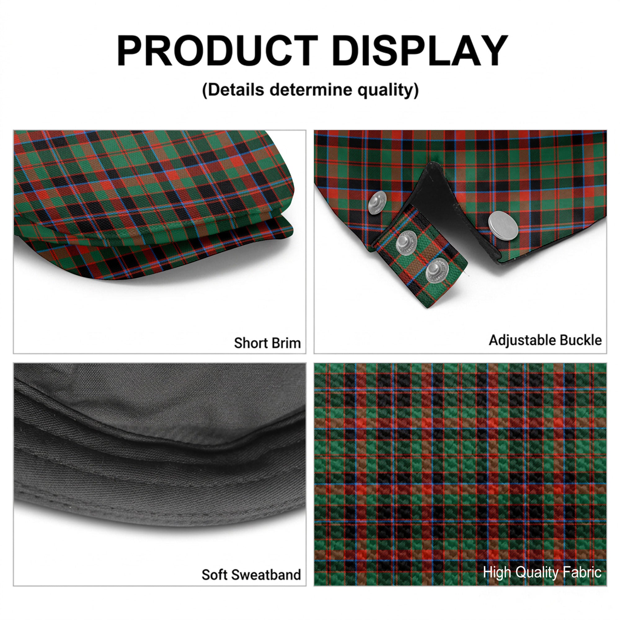 Cumming Hunting Ancient Tartan Flat Caps