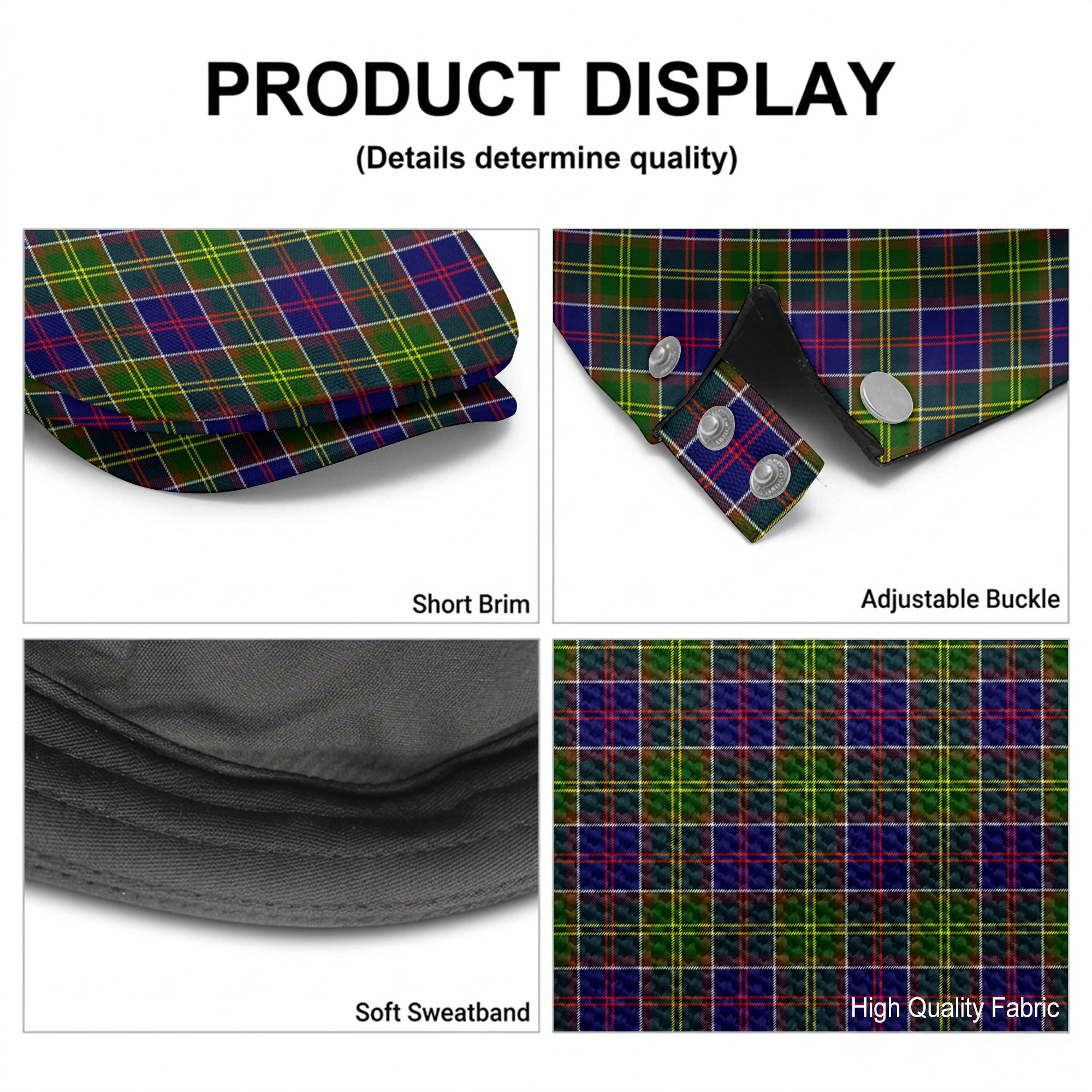 Dalrymple Tartan Flat Caps