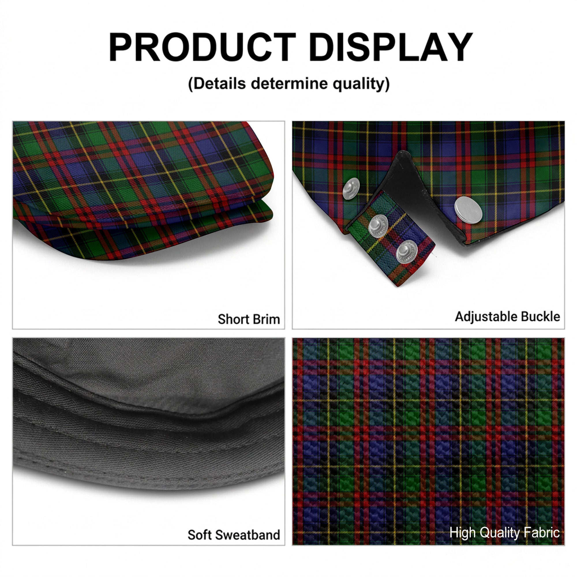 Deas Tartan Flat Caps