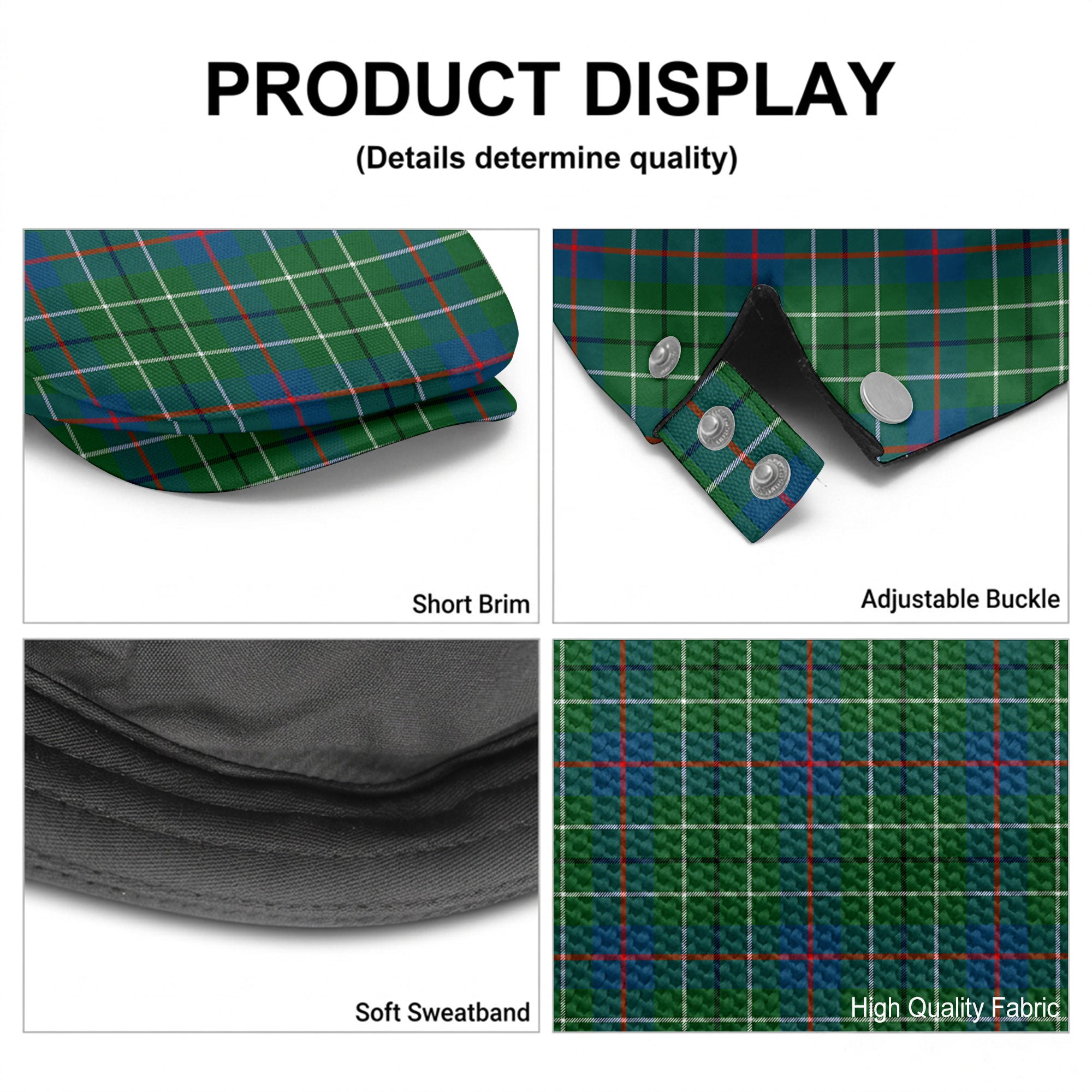 Duncanson Tartan Flat Caps