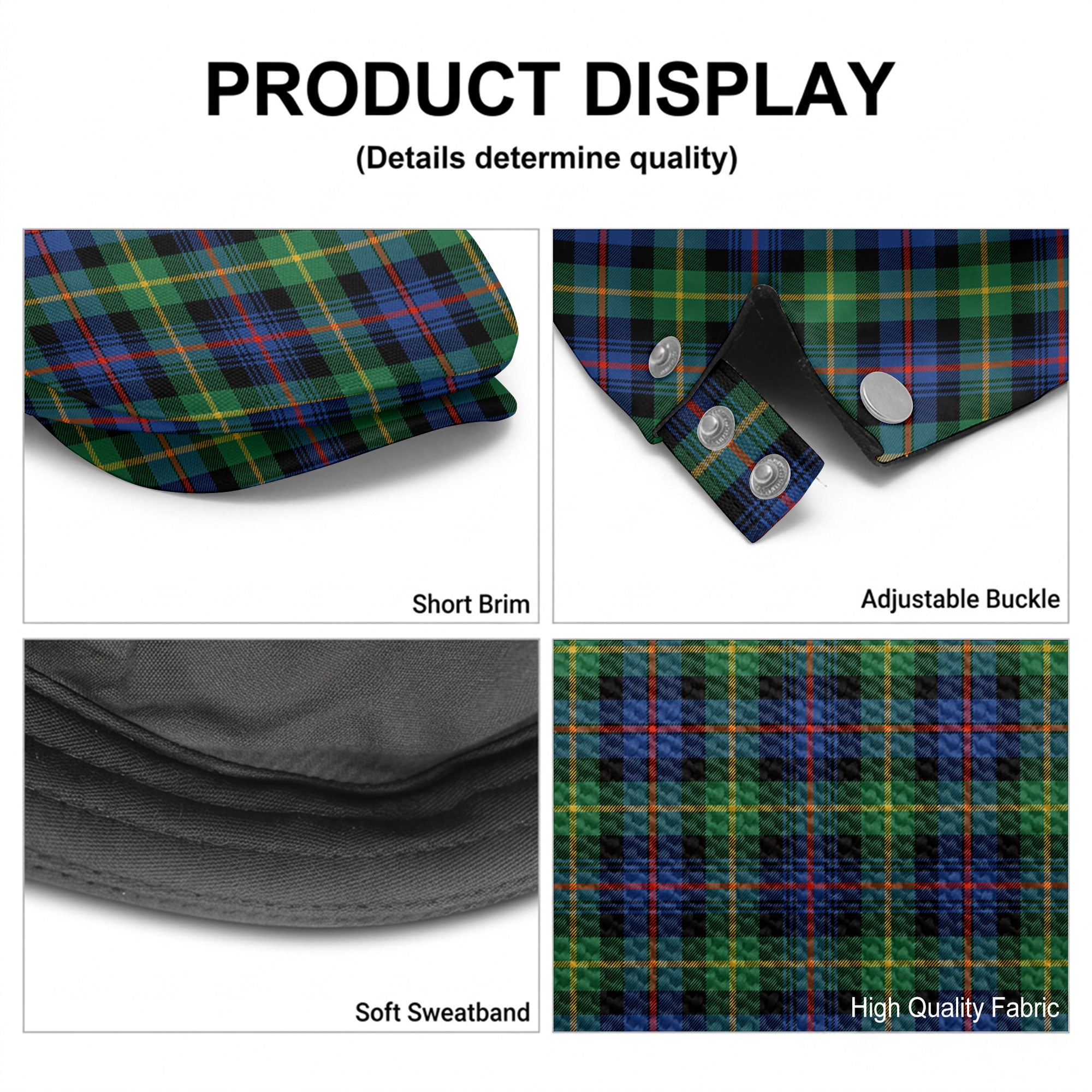 Farquharson Ancient Tartan Flat Caps