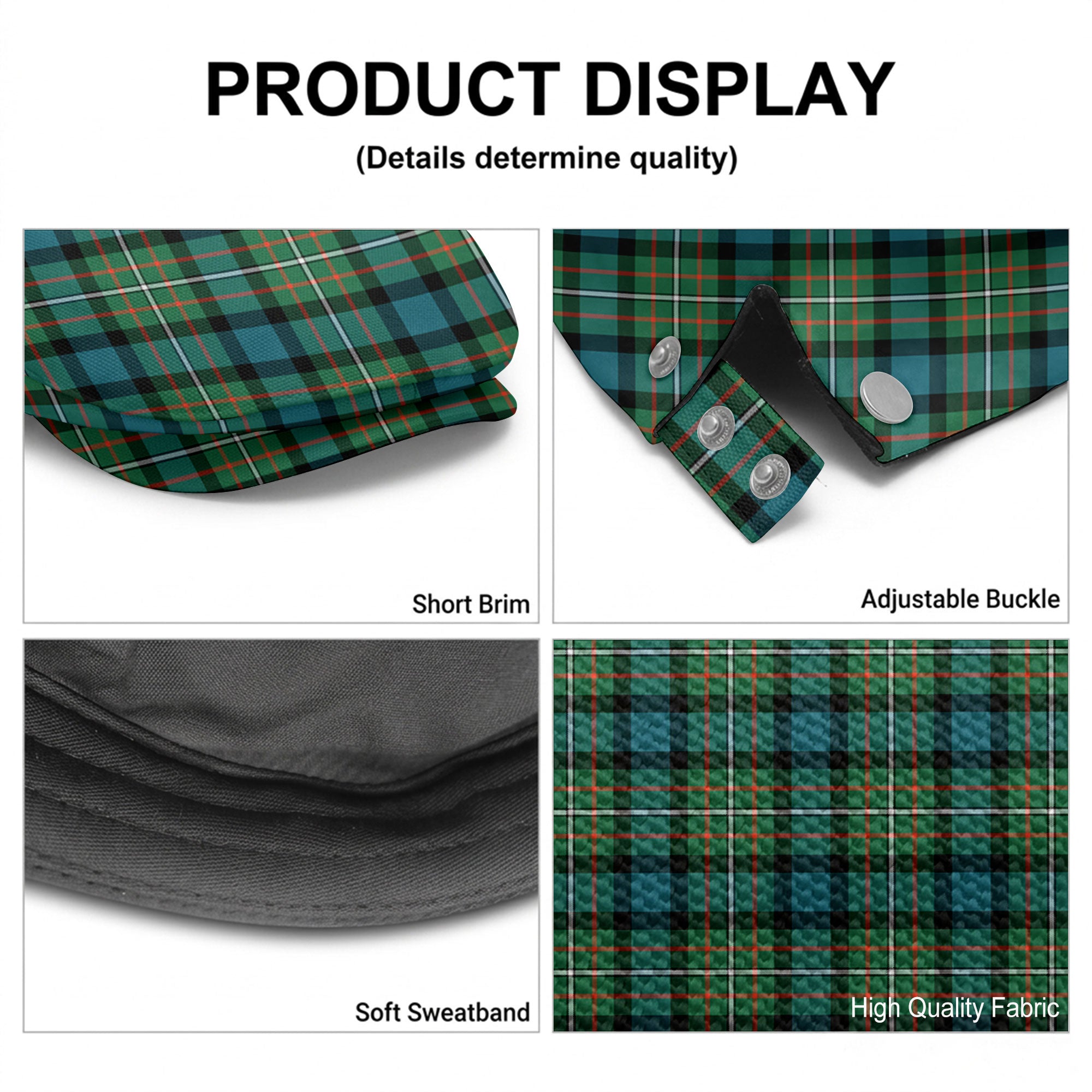 Ferguson Ancient Tartan Flat Caps