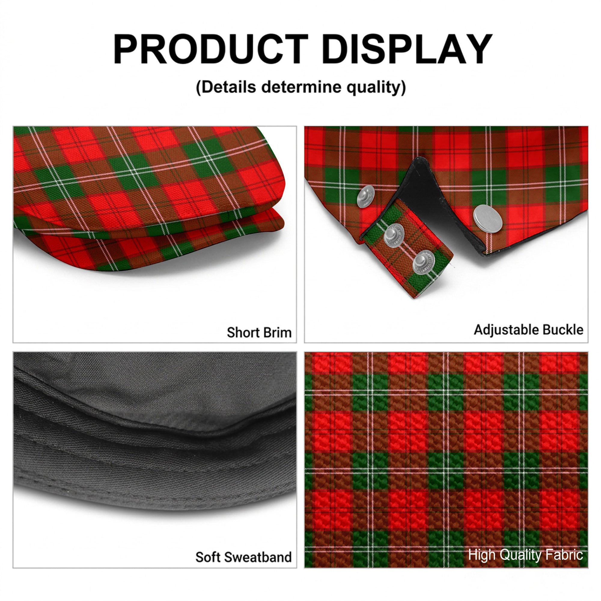 Gartshore Tartan Flat Caps