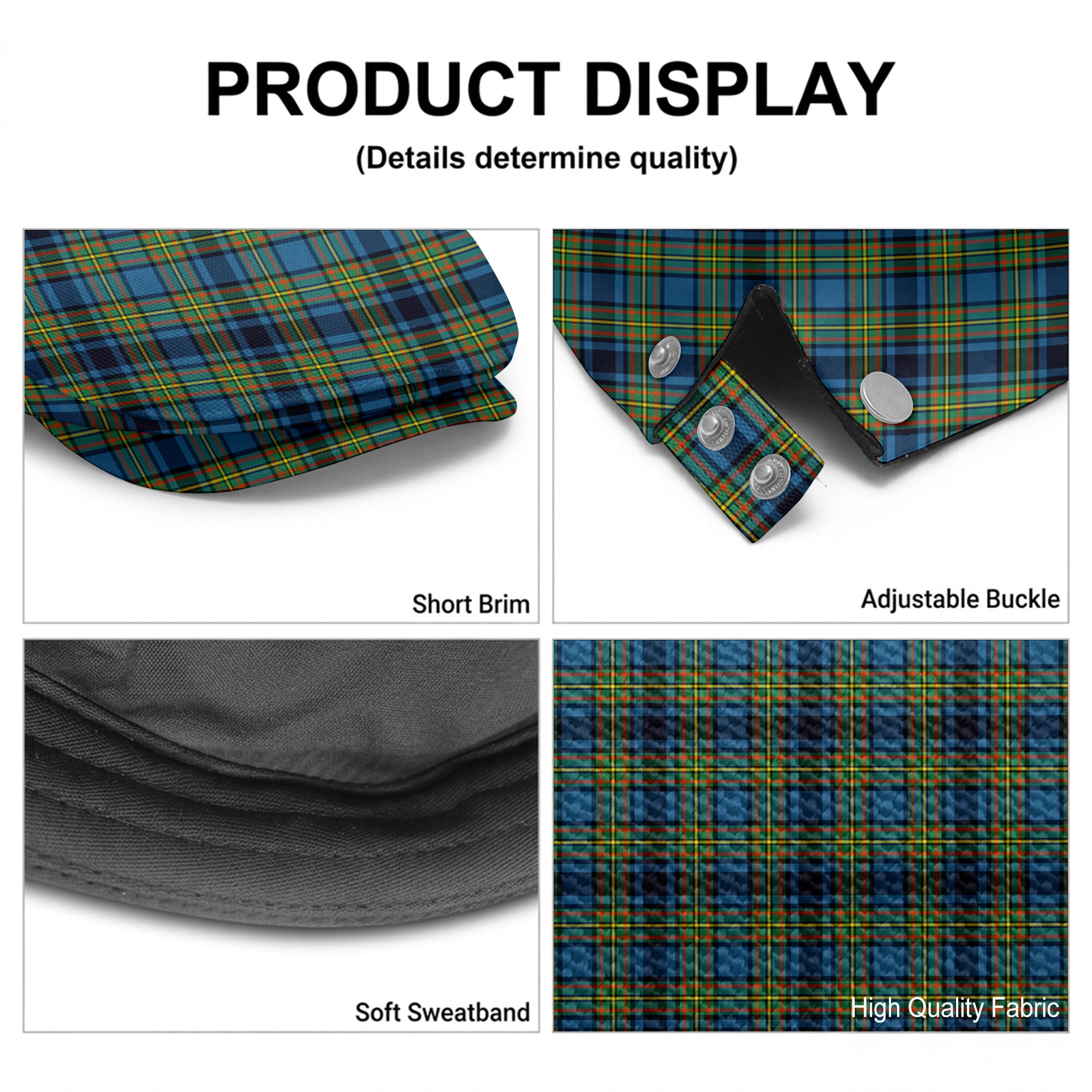 Gillies Ancient Tartan Flat Caps