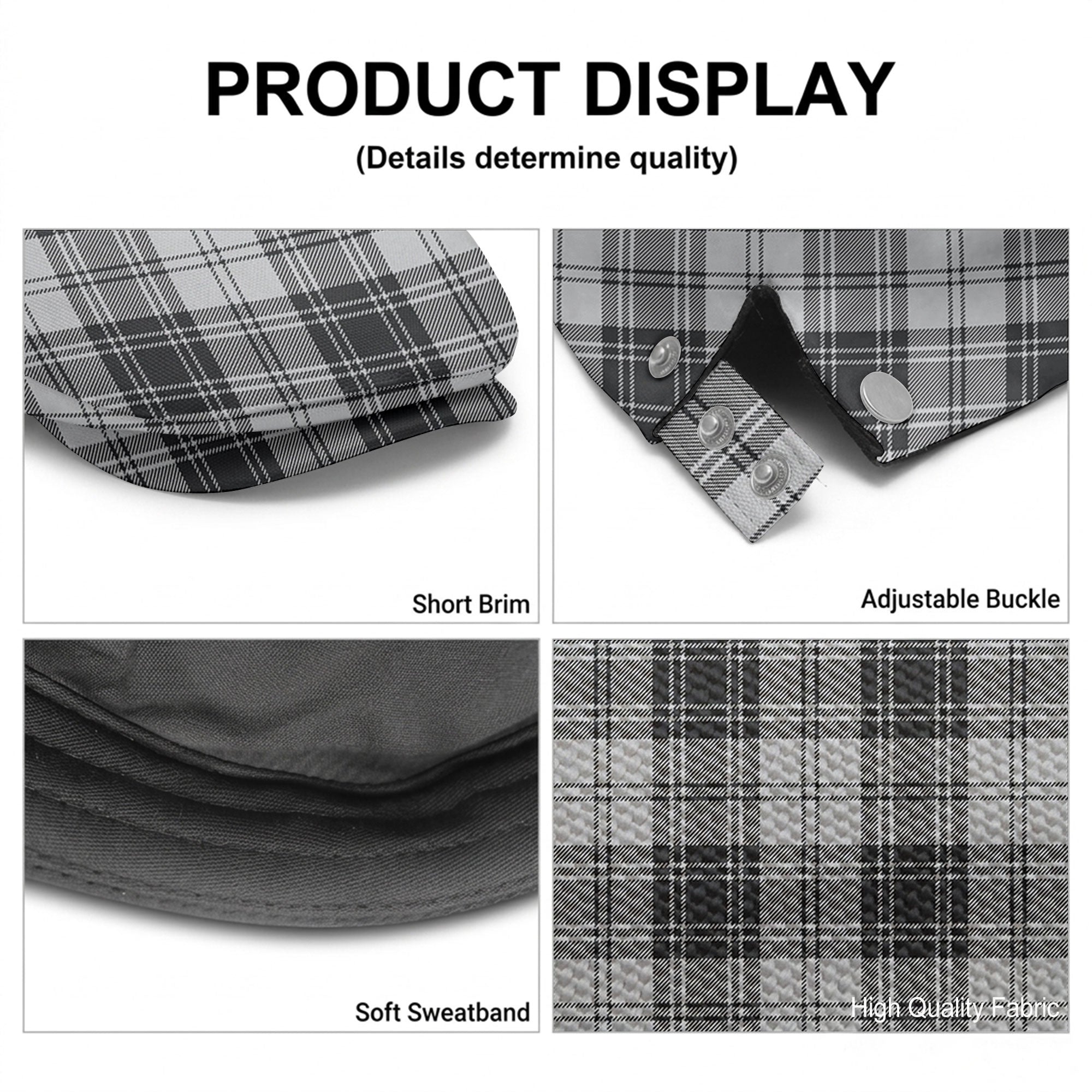 Glendinning Tartan Flat Caps